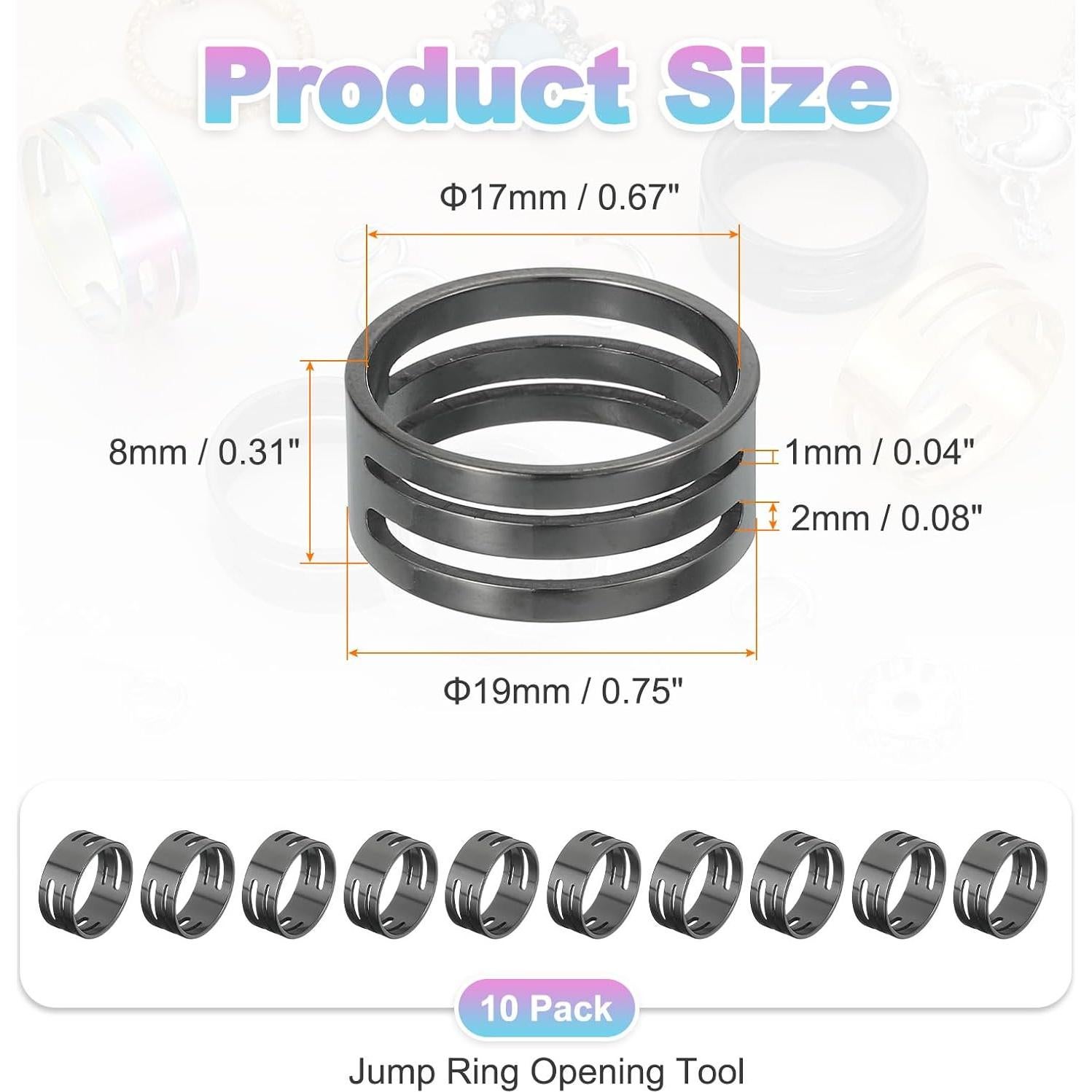 Herramienta de Apertura de Anillos de Salto MECCANIXITY 17mm Acero Inoxidable