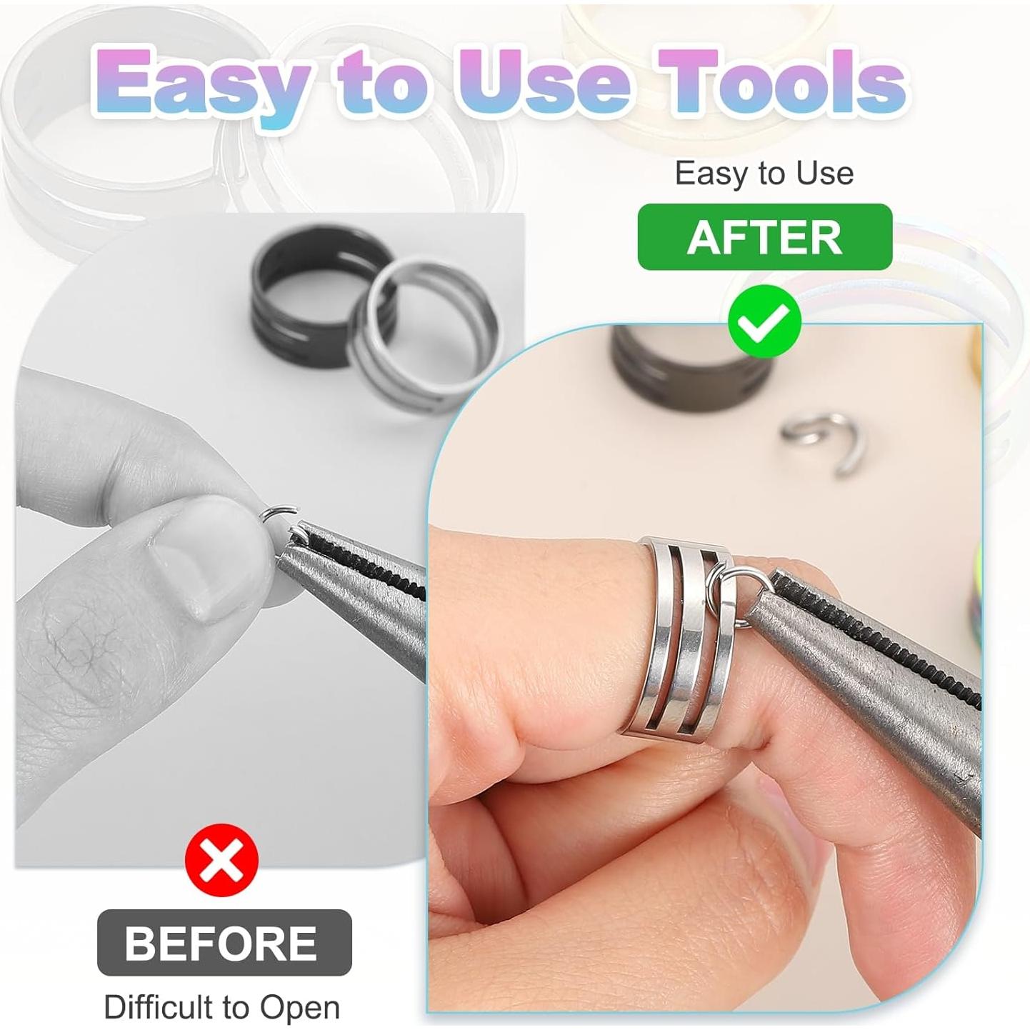 Herramienta de Apertura de Anillos de Salto MECCANIXITY 17mm Acero Inoxidable