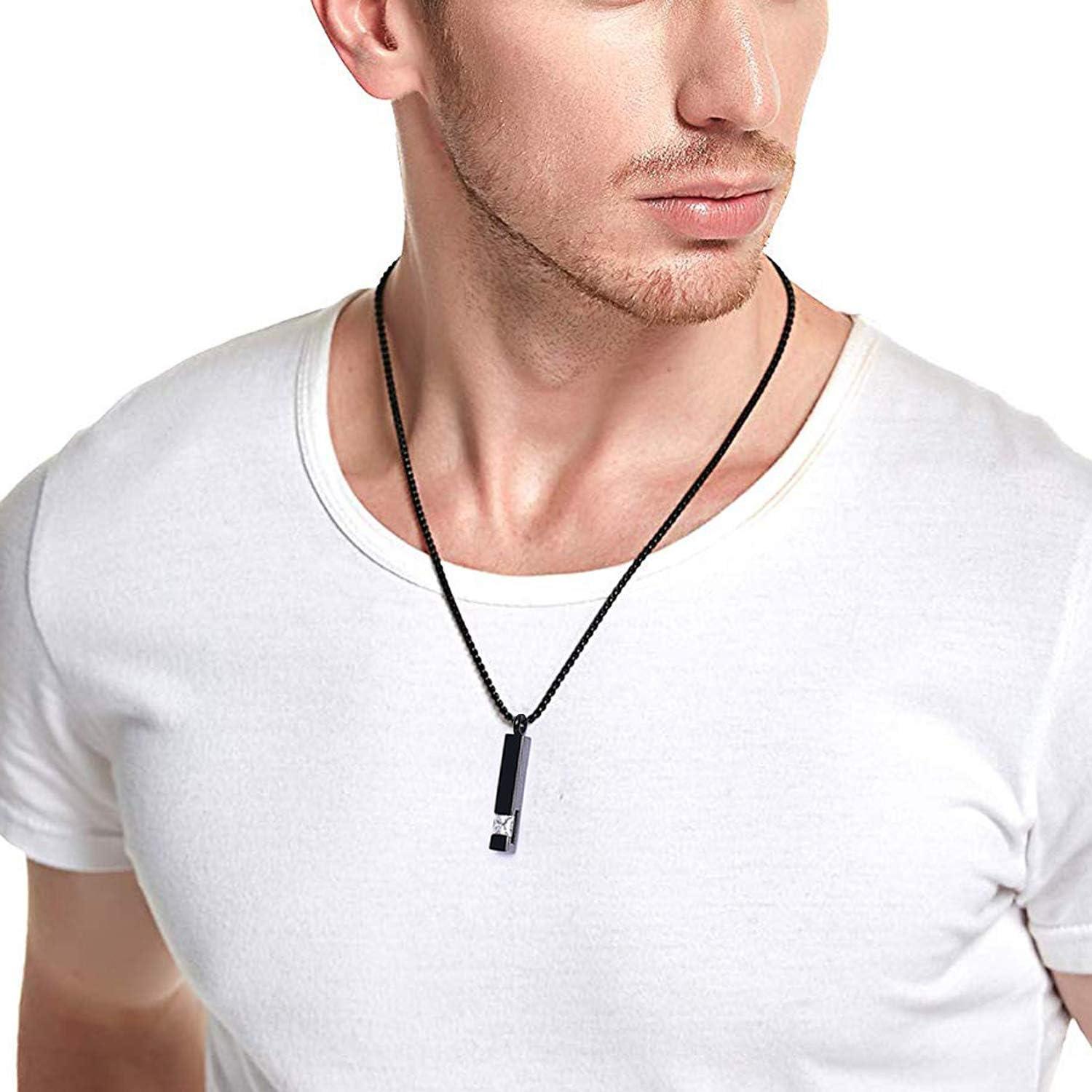 Collar de Urna de Cremación YOUFENG 3 Piezas Acero Inoxidable