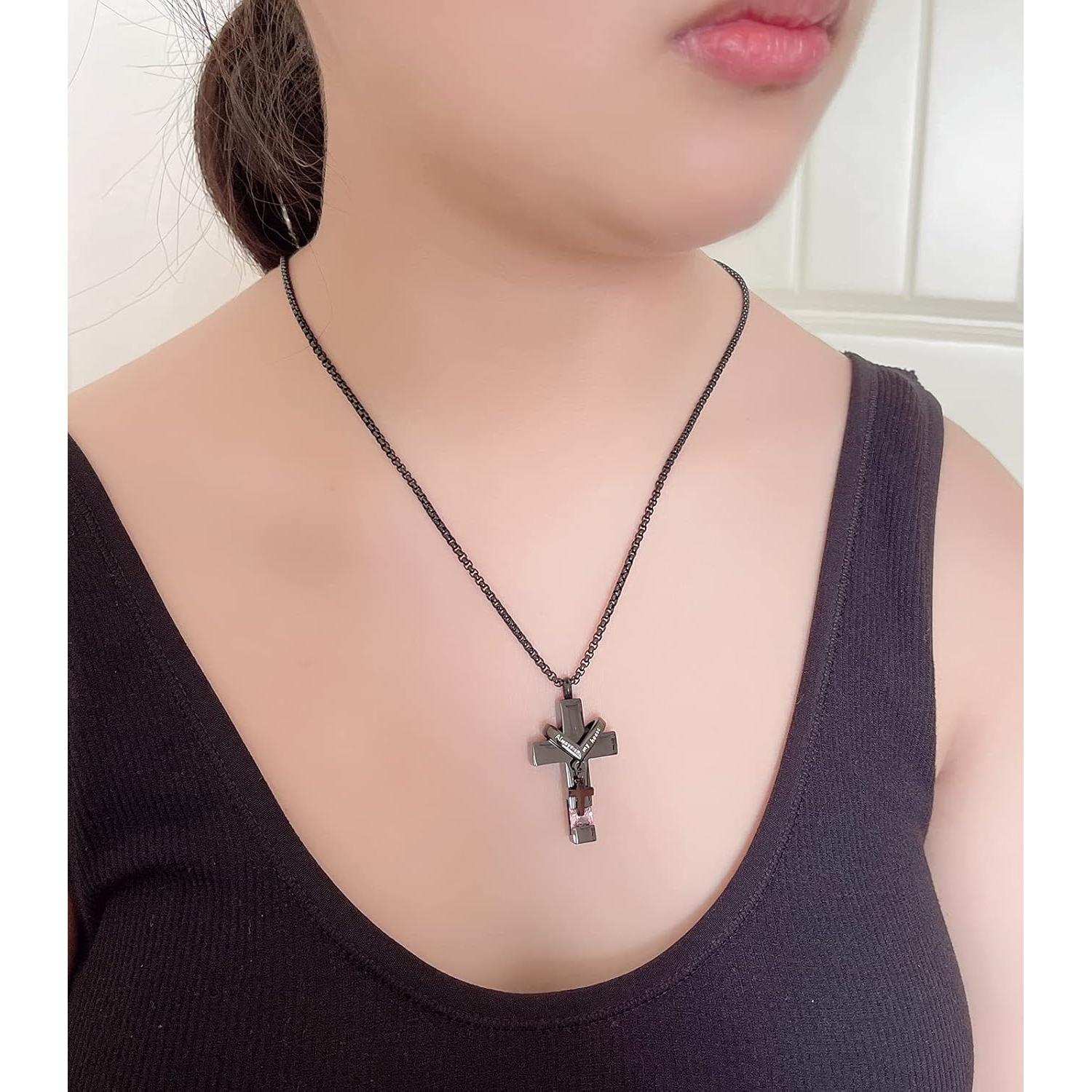 Collar de Urna de Cremación YOUFENG 3 Piezas Acero Inoxidable