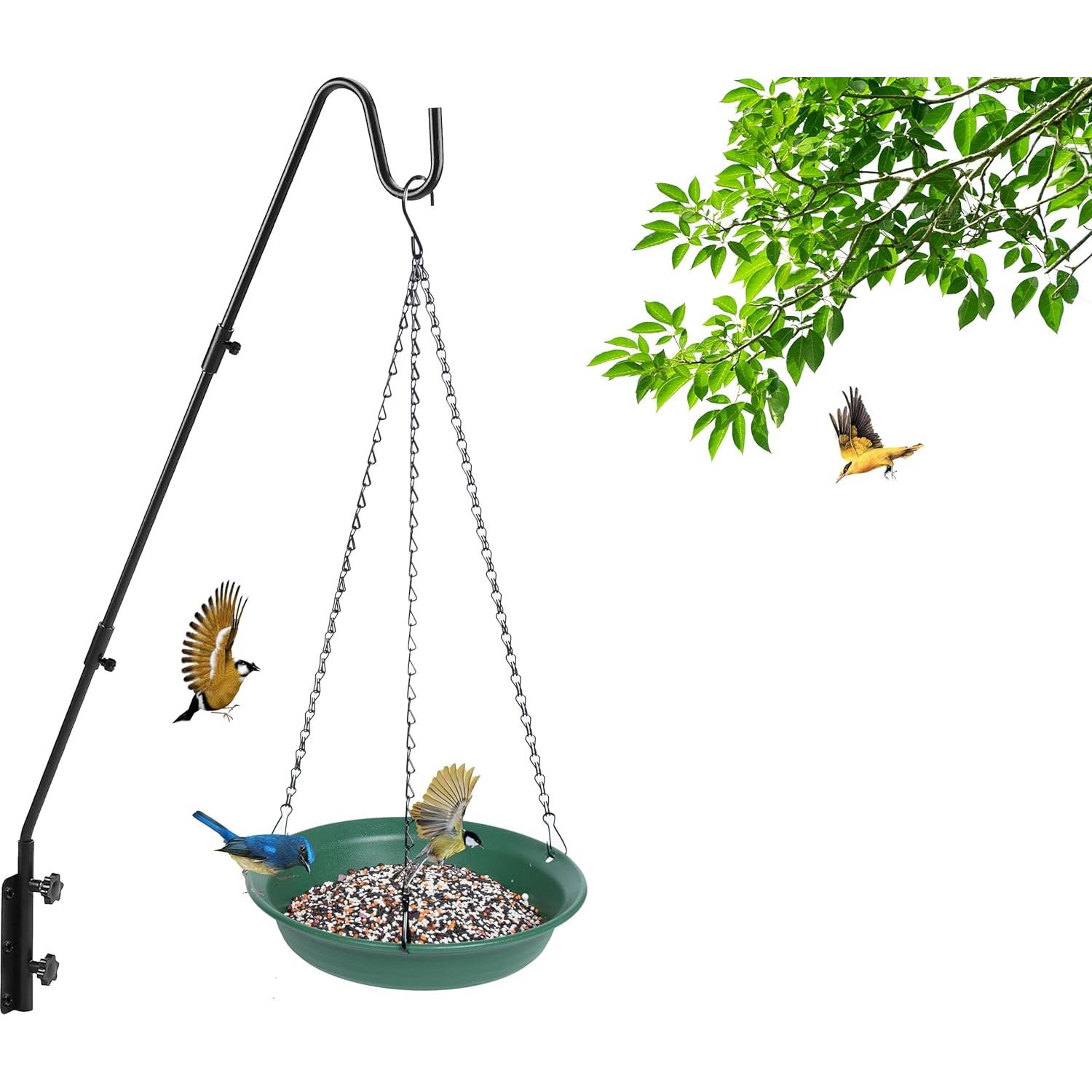 Comedero para Aves Colgante VUWEZ 20.32 cm Verde Exterior