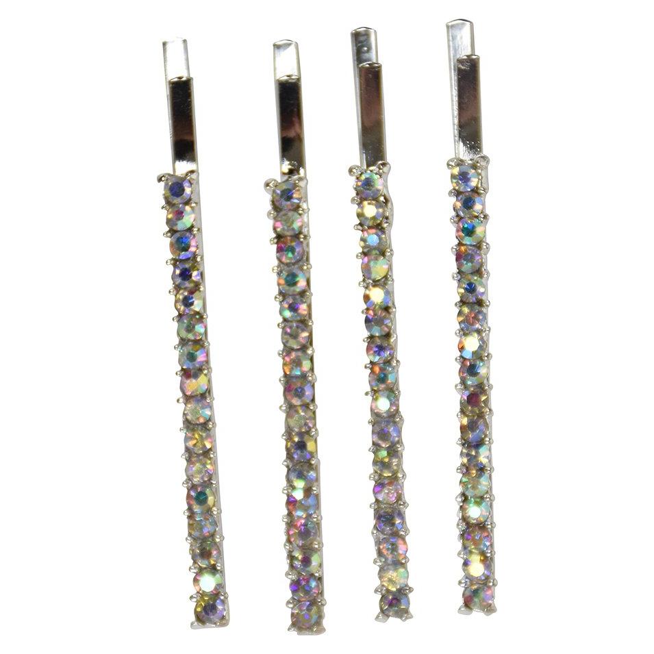 Clip para cabello Motique Accessories con strass - 4 unidades