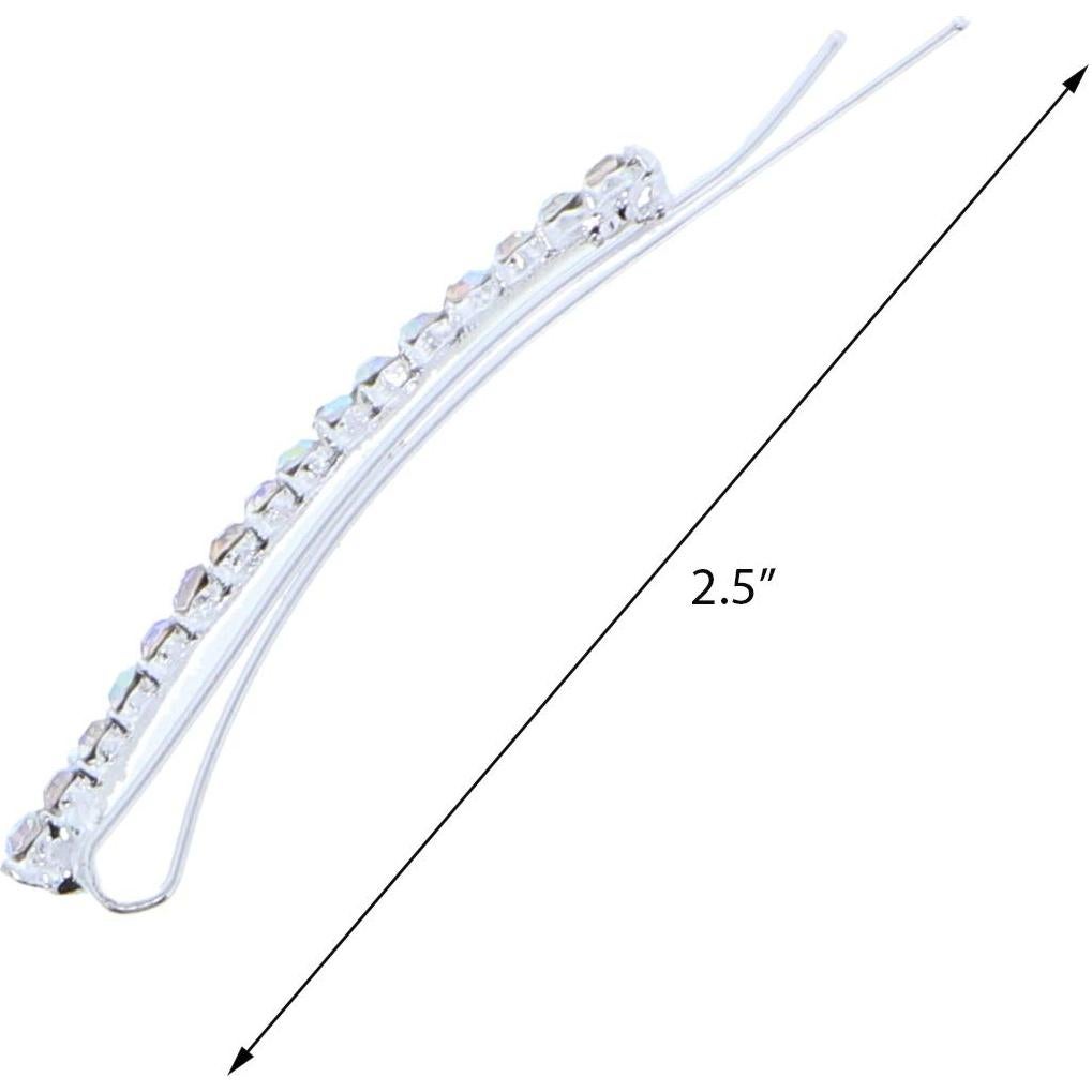 Clip para cabello Motique Accessories con strass - 4 unidades