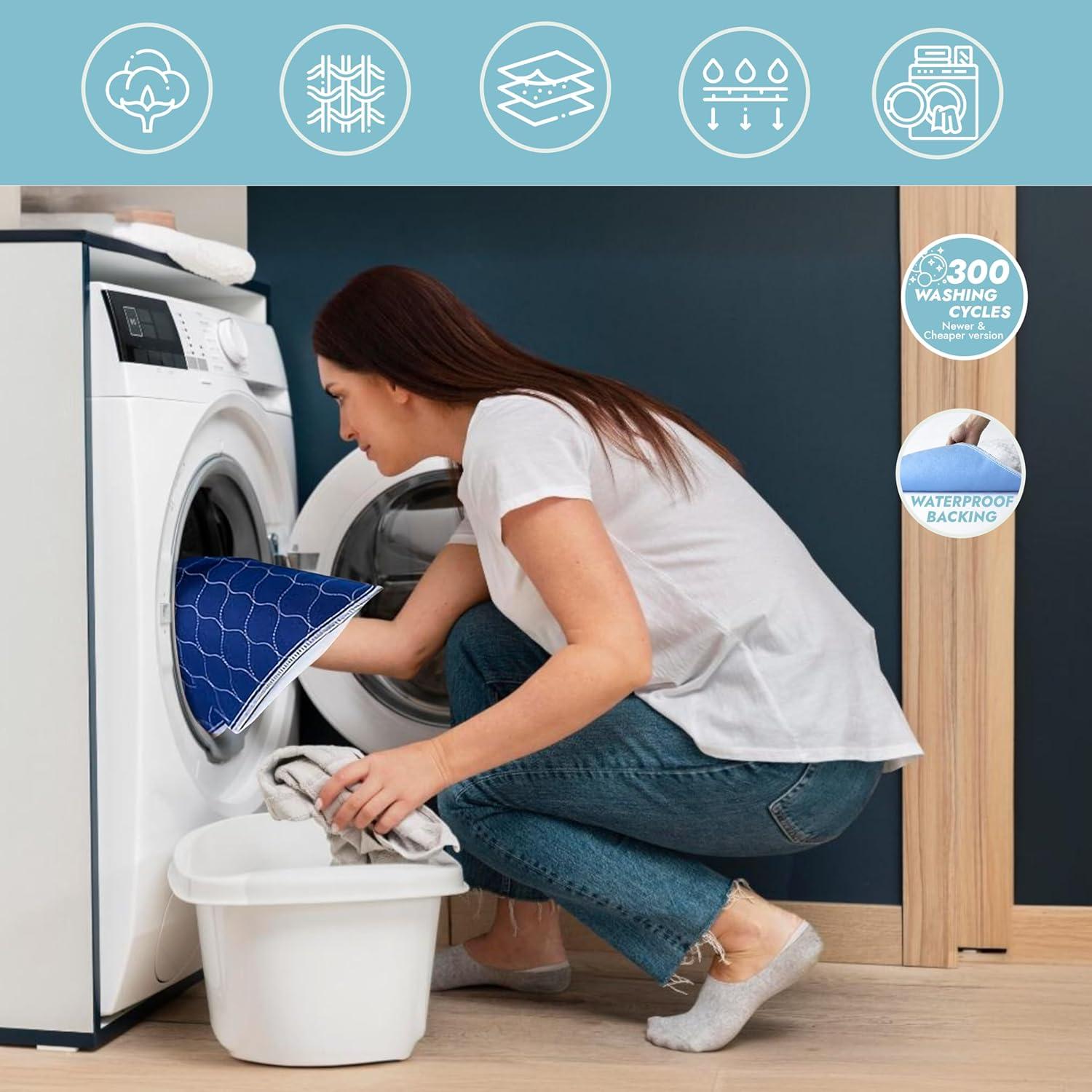 Protector de Cama Acolchado Impermeable Epica 86x132 cm