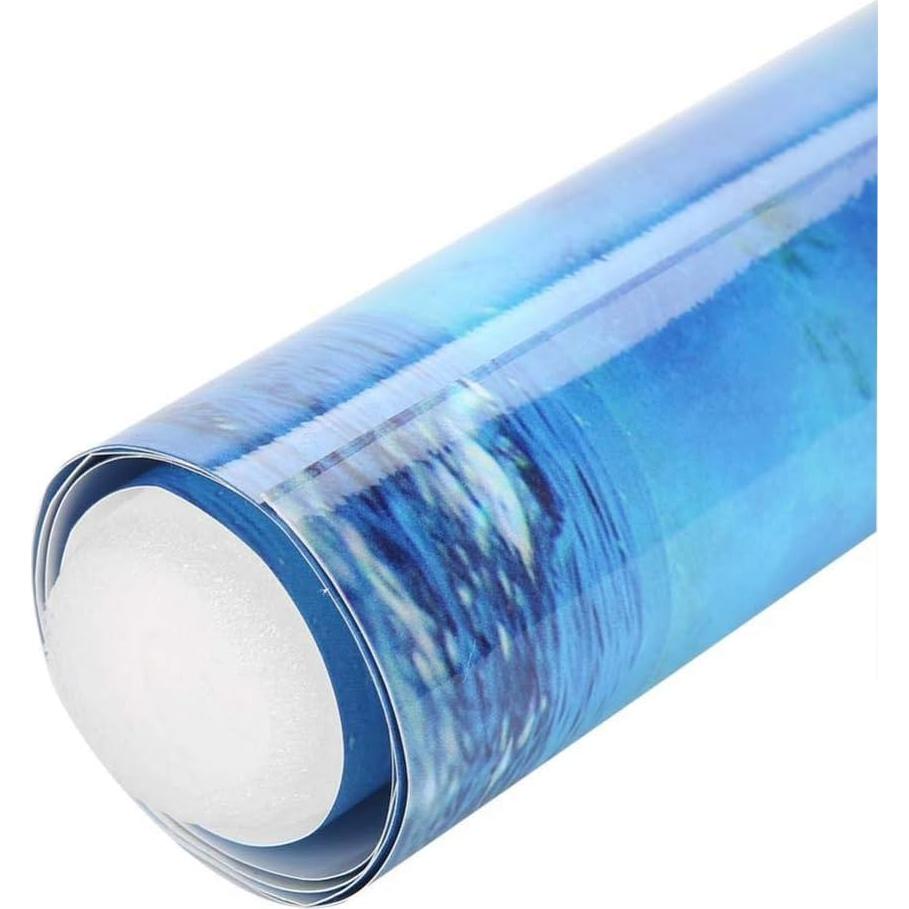 Póster de Acuario HEEPDD 61x41 cm PVC Autoadhesivo Colorido