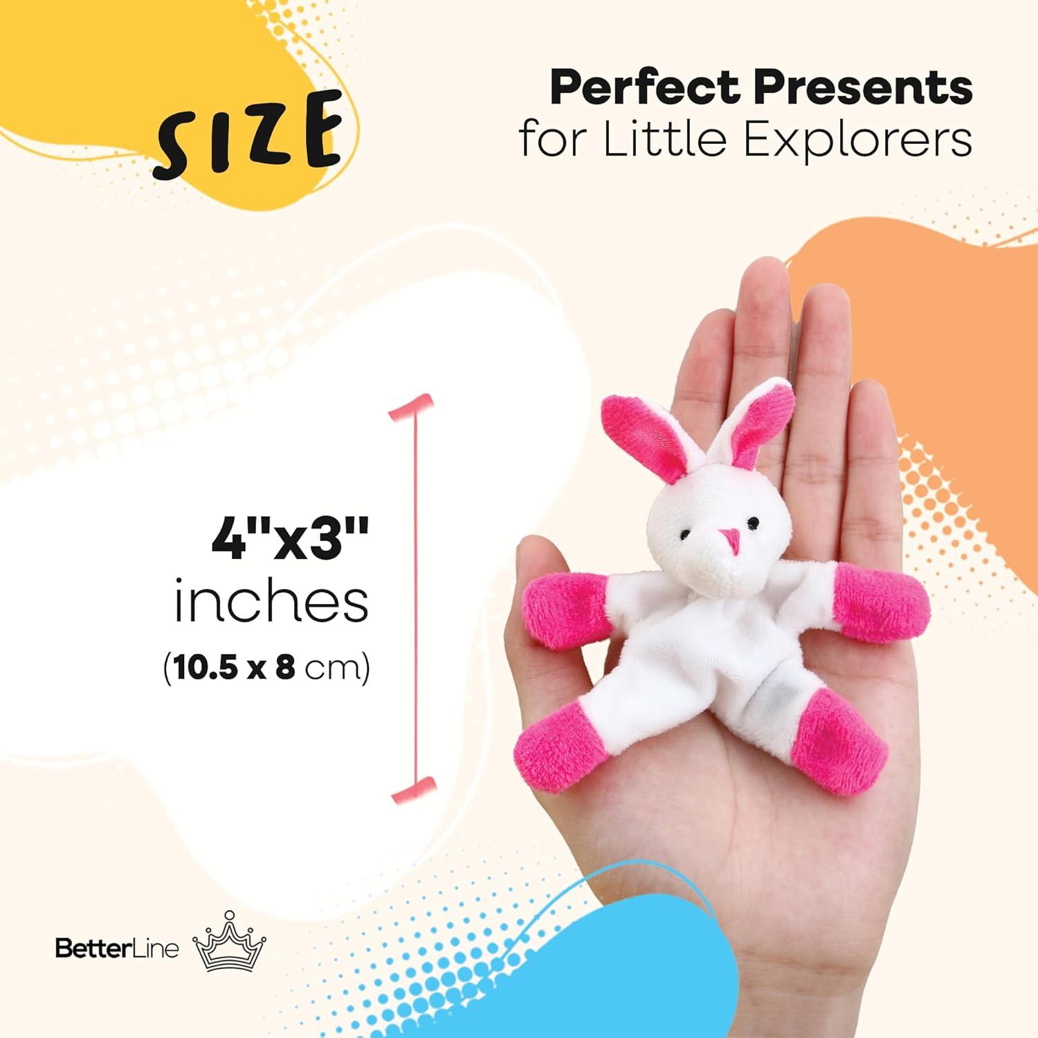 Imanes de Nevera Educativos BetterLine - Animales de Peluche 4 Pzas