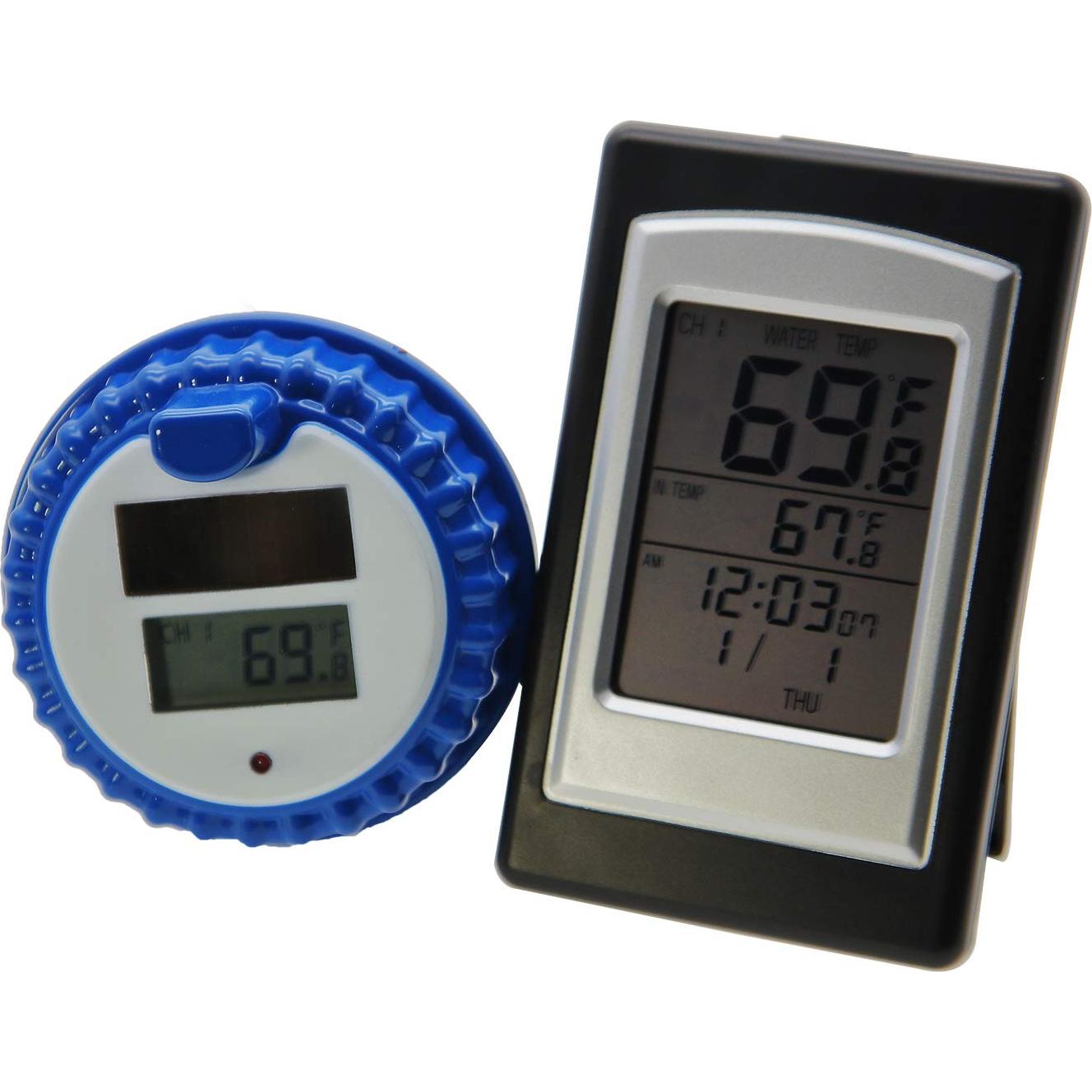 Termómetro Inalámbrico Solar AMTAST WT0124 para Piscina
