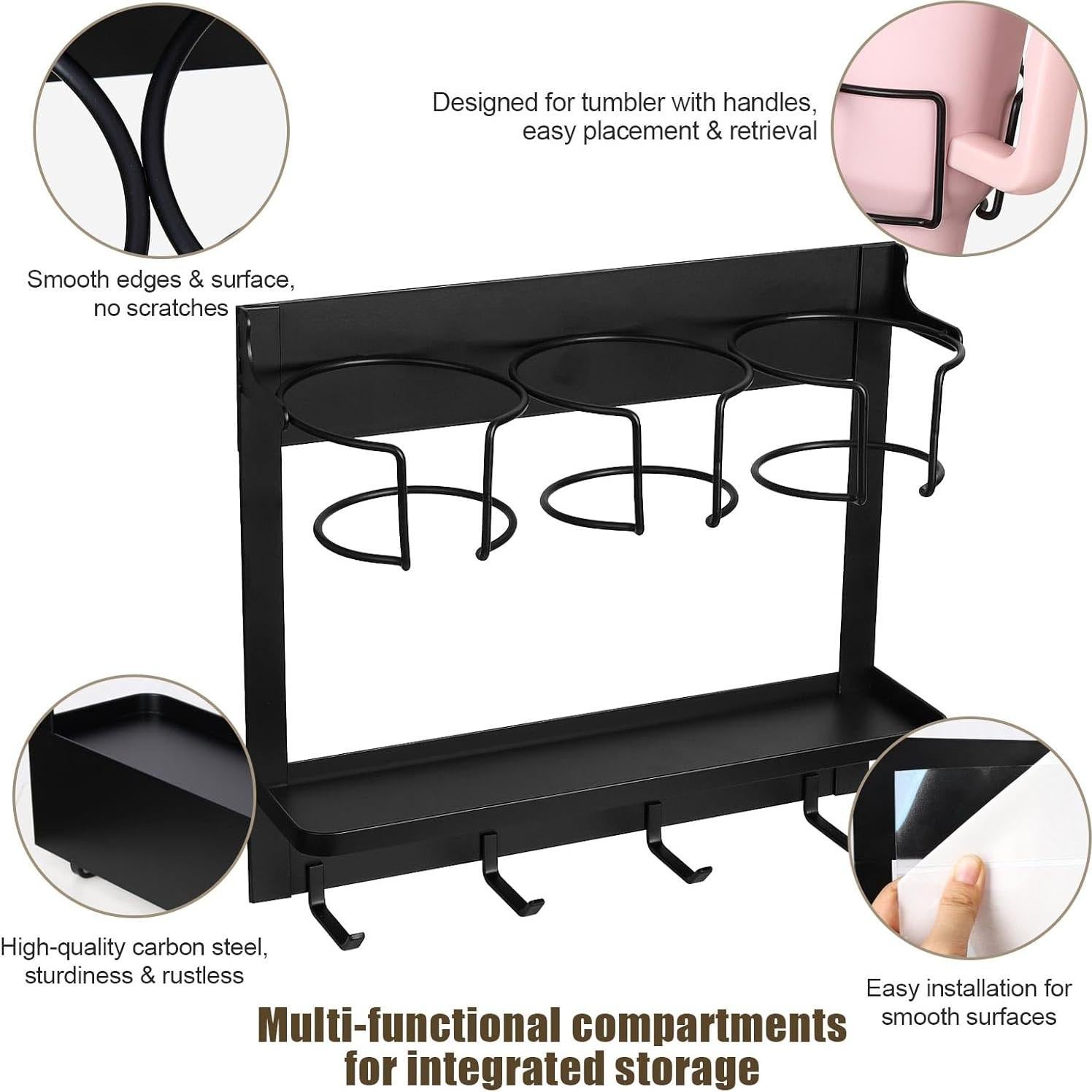 Organizador de Botellas de Agua Xeerrfan para Tazas Stanley 30/40 oz