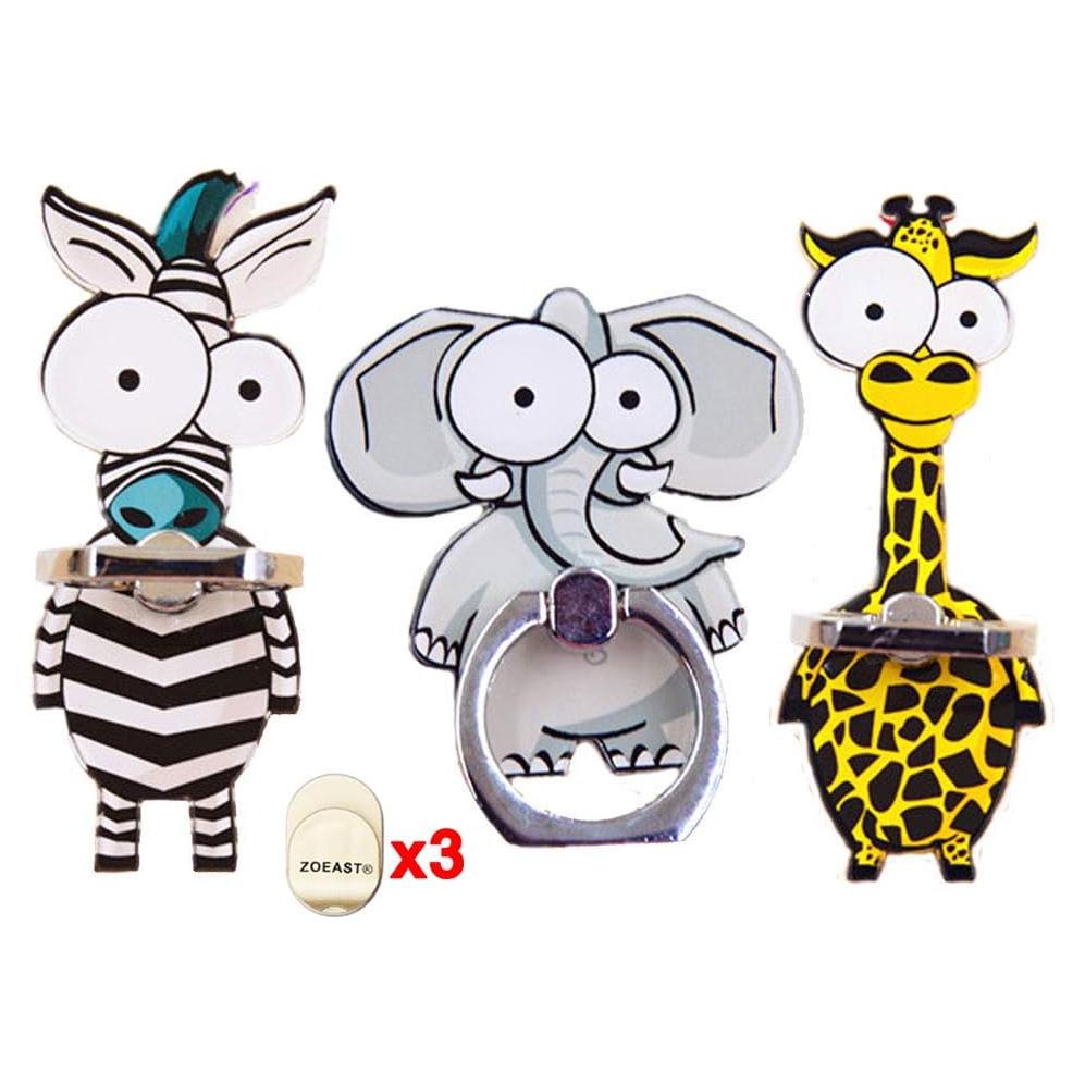 Soporte Anillo para Teléfono ZOEAST 3pcs Ajustable 360°