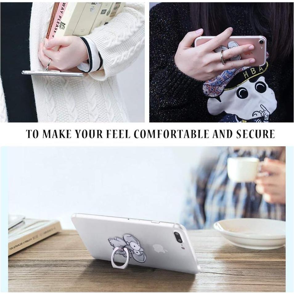 Soporte Anillo para Teléfono ZOEAST 3pcs Ajustable 360°