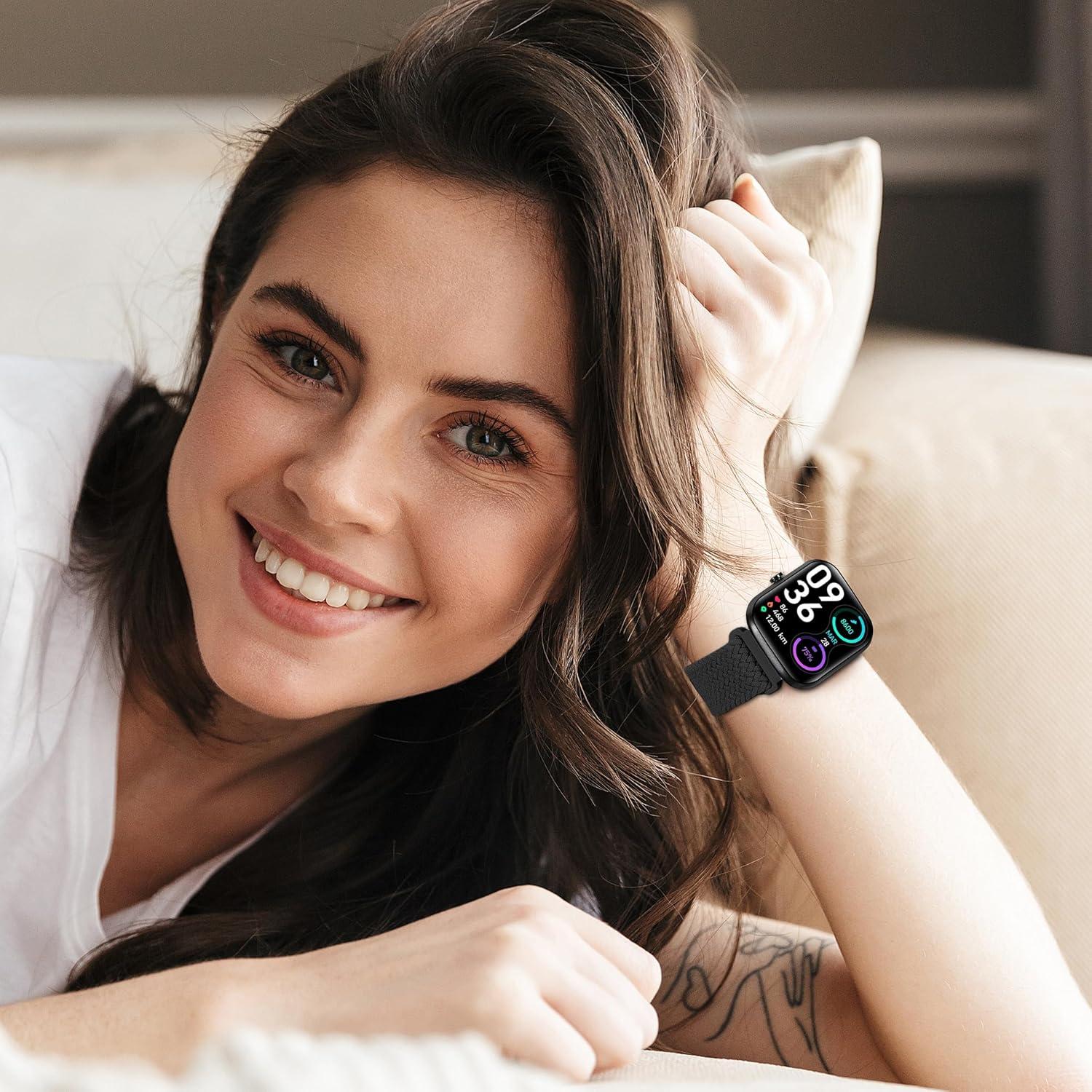 Correa de Nylon Trenzada para Reloj Inteligente Woneligo y TOOBUR