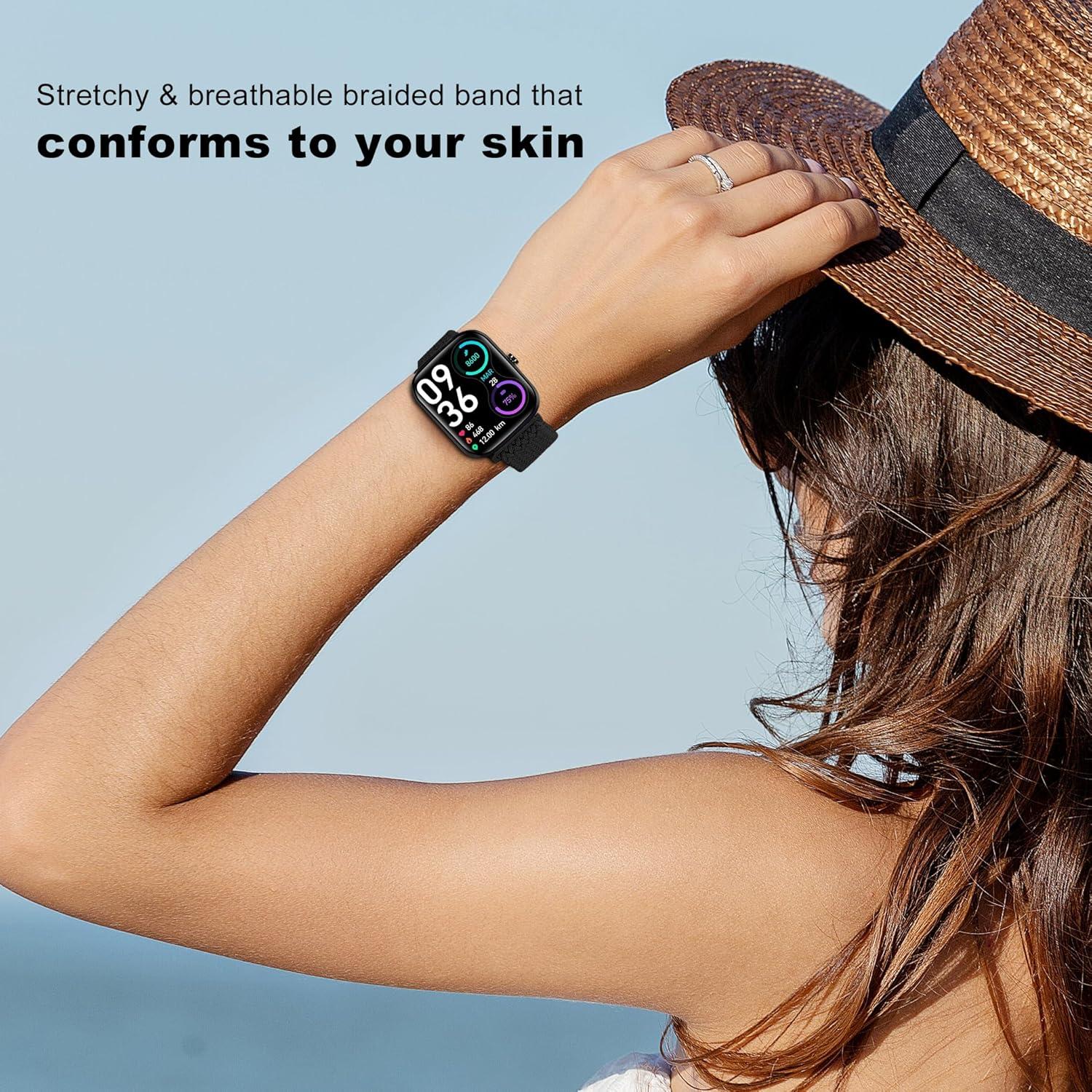 Correa de Nylon Trenzada para Reloj Inteligente Woneligo y TOOBUR