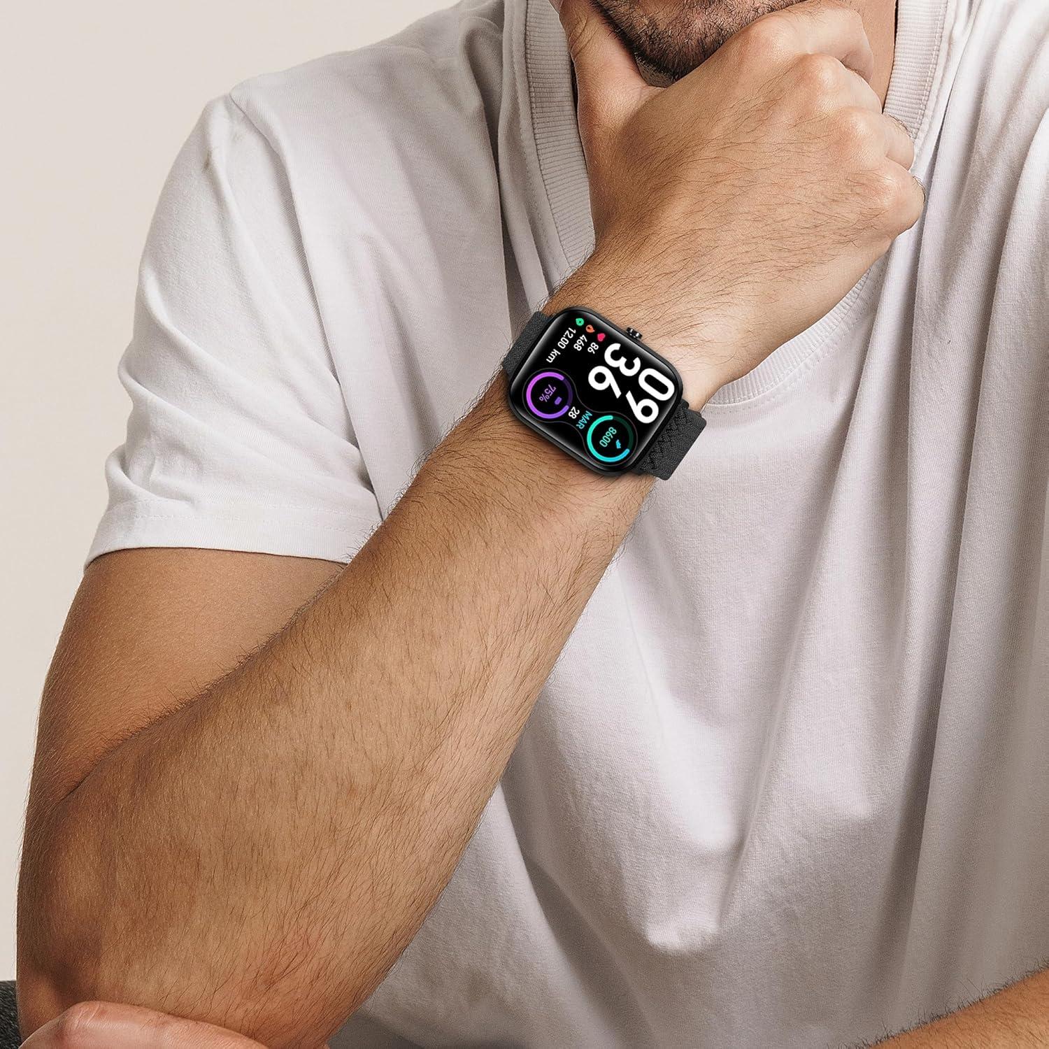 Correa de Nylon Trenzada para Reloj Inteligente Woneligo y TOOBUR