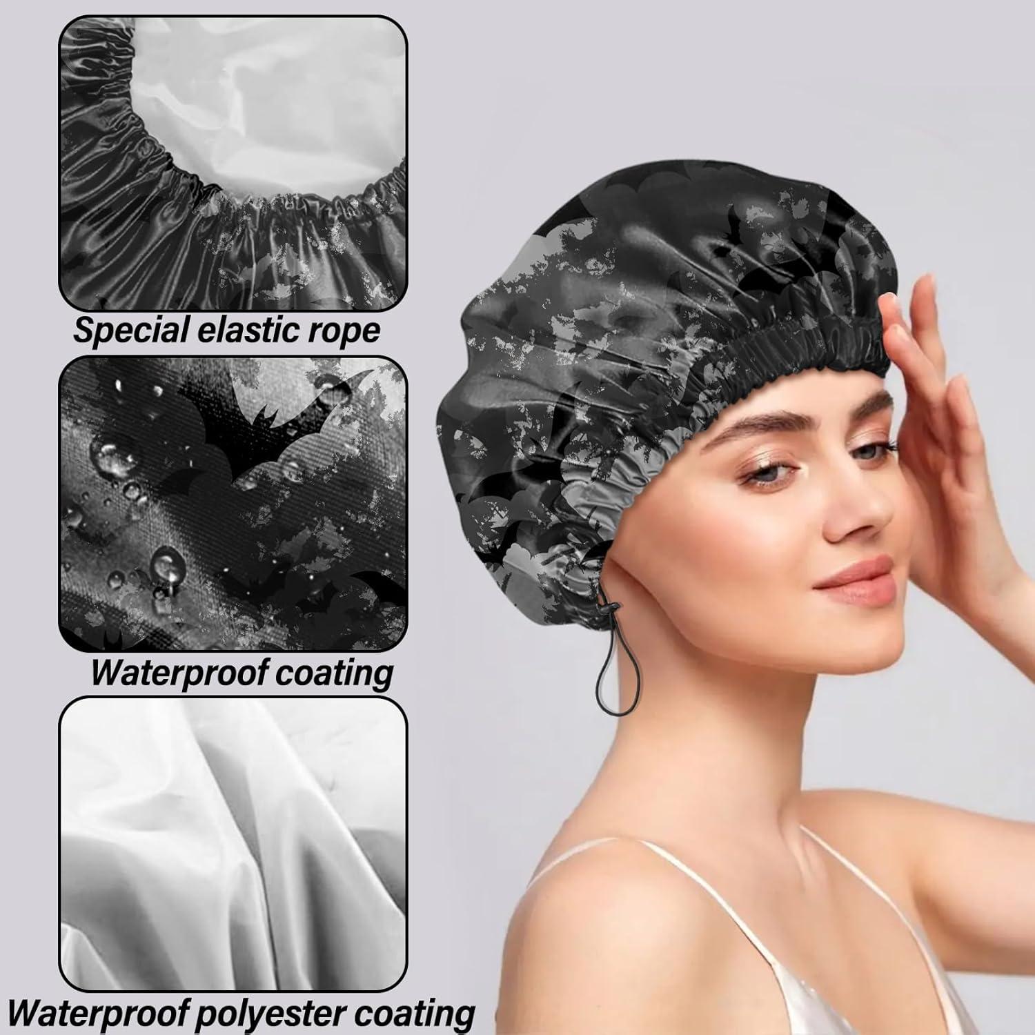 Gorro de Ducha Reutilizable Impermeable Cabreche 2 Pcs Ajustable