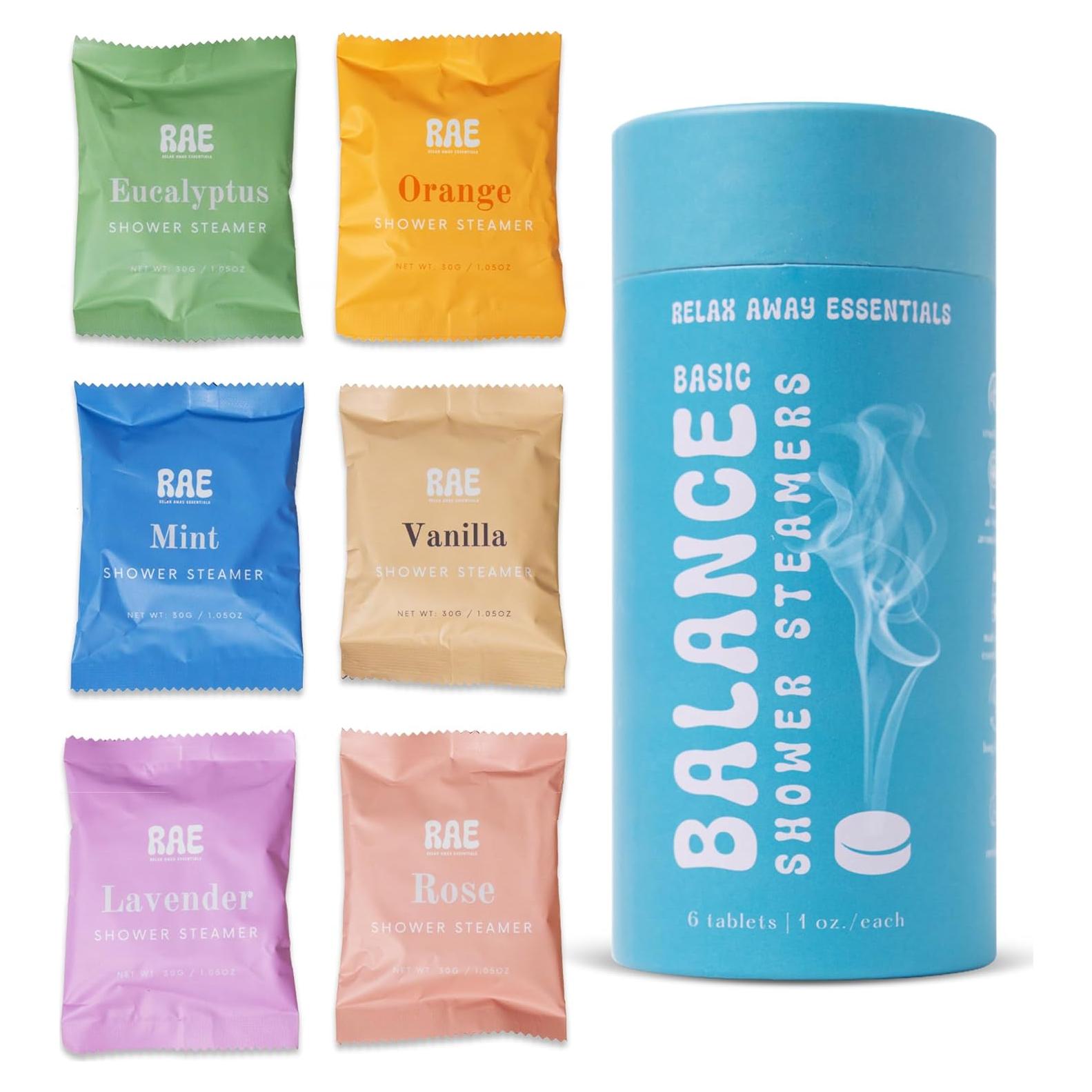 Pastillas de Vapor para Ducha Relájate Away Balance 6 Pack - Aromaterapia