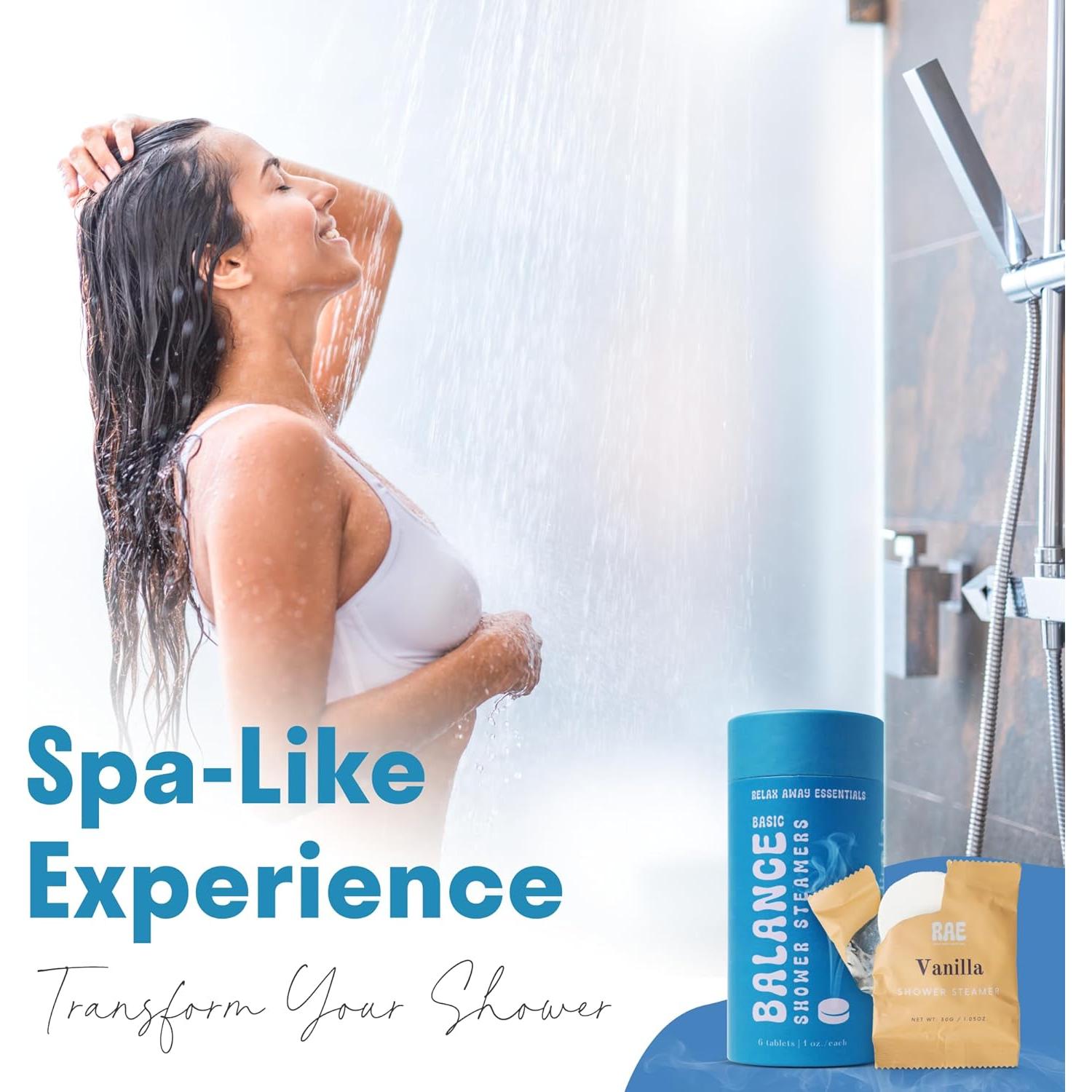 Pastillas de Vapor para Ducha Relájate Away Balance 6 Pack - Aromaterapia