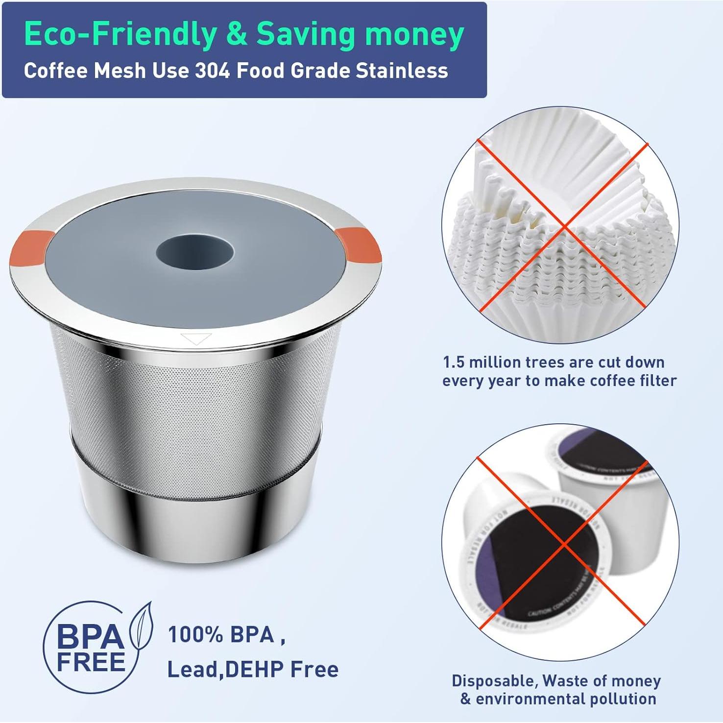 Cápsulas de café reutilizables modsden para Keurig 1.0 y 2.0