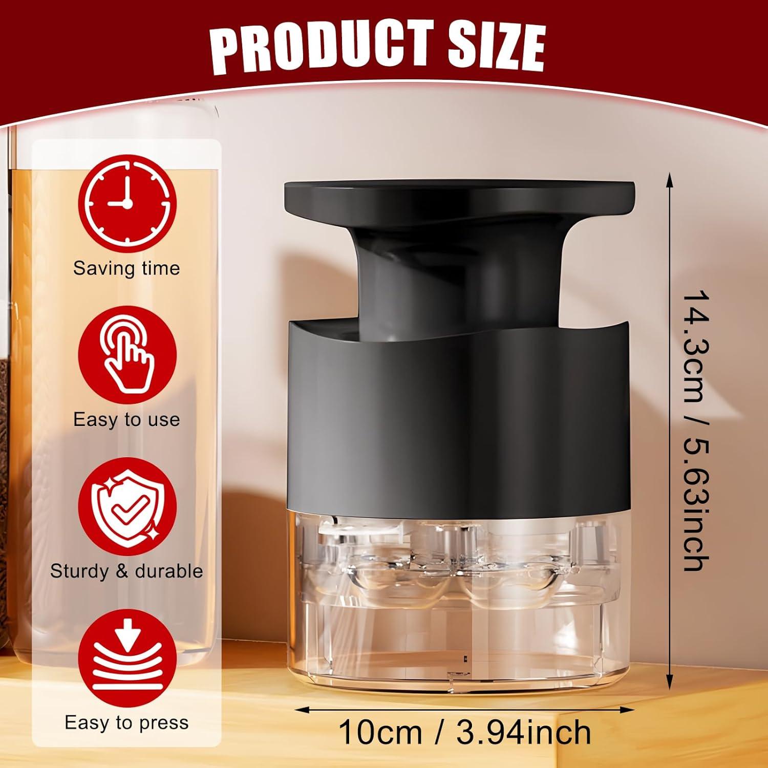 Deshuesador de Cereza YT-QH-22 Negro con Bandeja de Almacenamiento