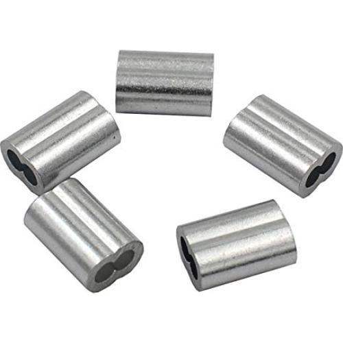 Manguitos de Aluminio Crimps 150pcs DGOL 1/8" (3.5mm)