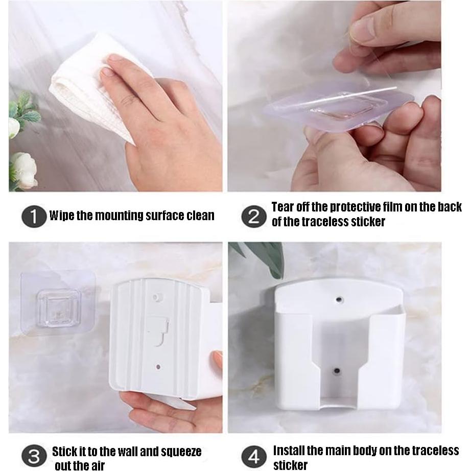 Soporte de Control Remoto Teadokly 2 Piezas Montaje en Pared