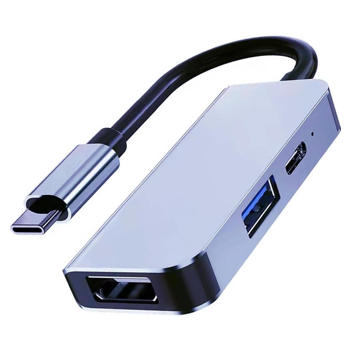 Adaptador USB C a HDMI 4K QCEs con USB 3.0 y carga PD
