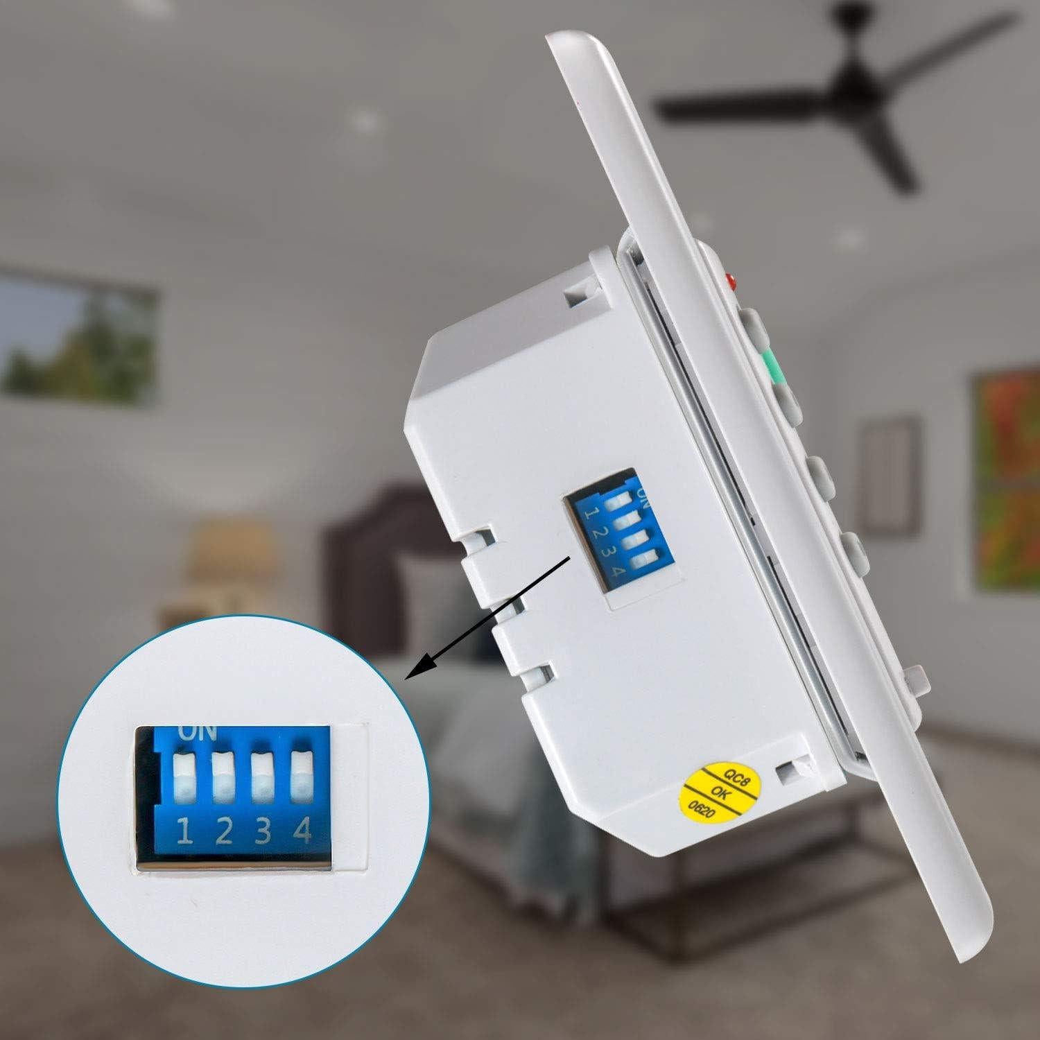 Control Remoto de Ventilador de Techo Eogifee UC-9050T 3 Velocidades