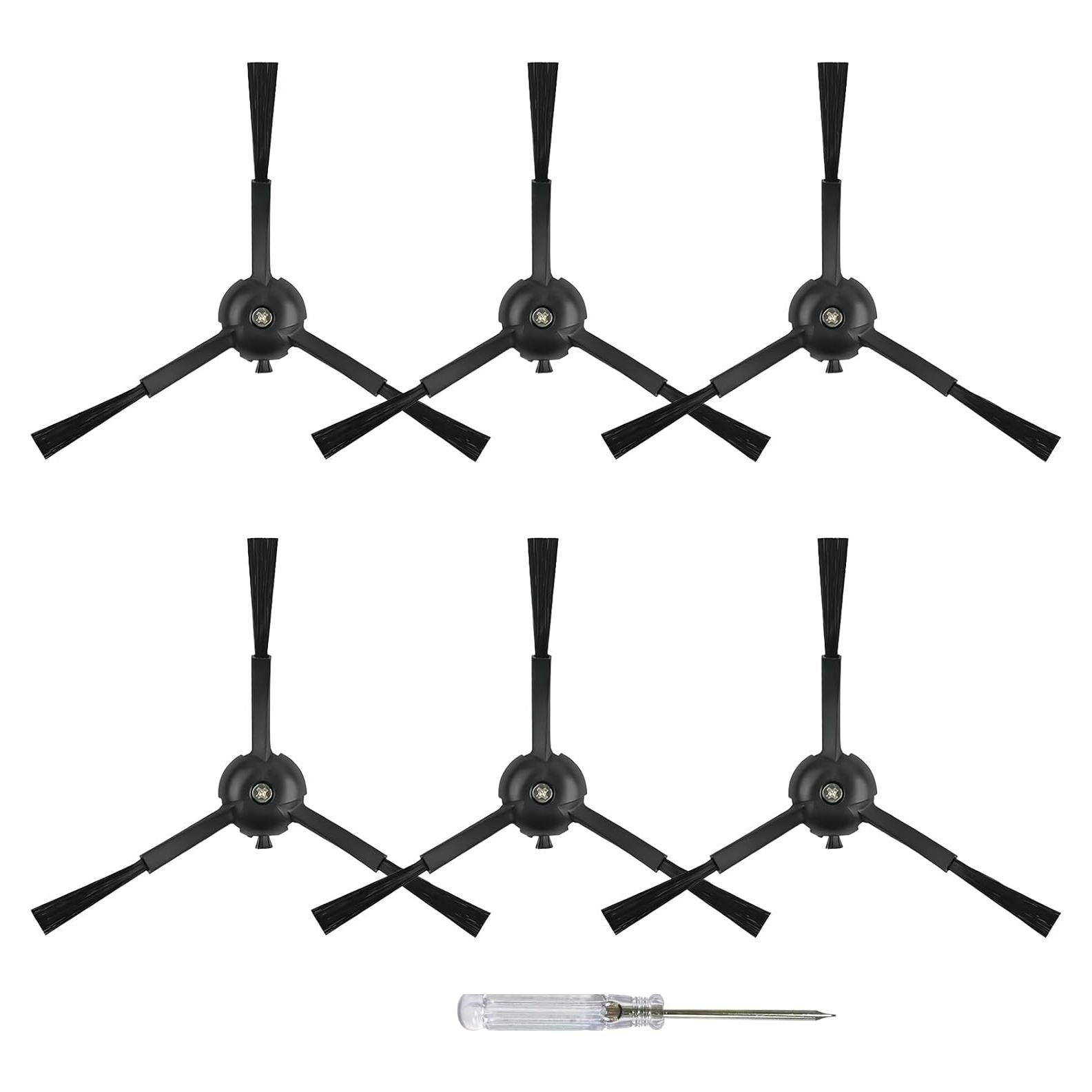 Cepillos Laterales Soniicmomo para Roborock Q Revo y S8 - 6 Piezas