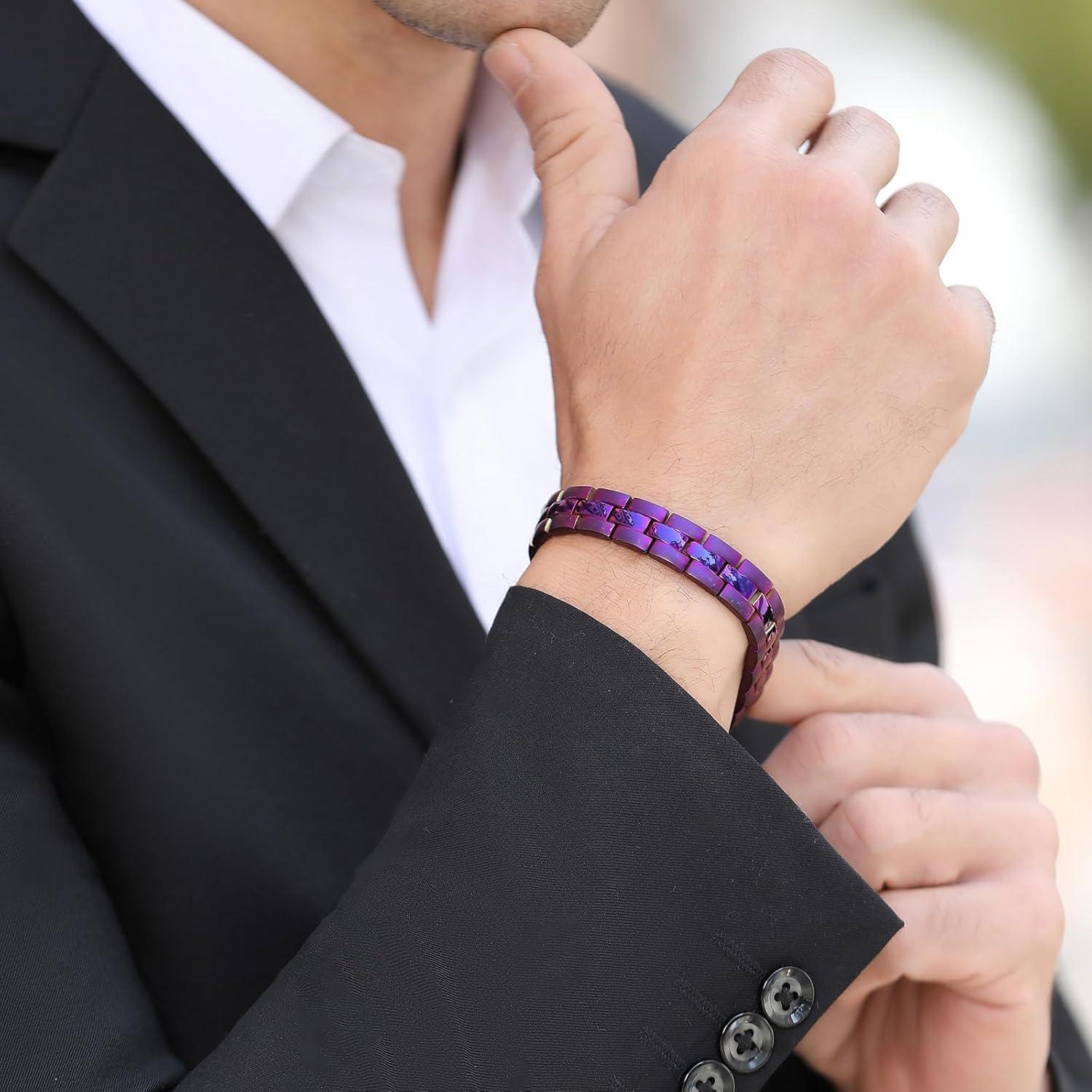 Pulsera Magnética Emmori Ajustable para Hombres y Mujeres