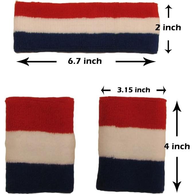 Muñequera y Banda para la Cabeza COUVER 3 Colores Deportiva