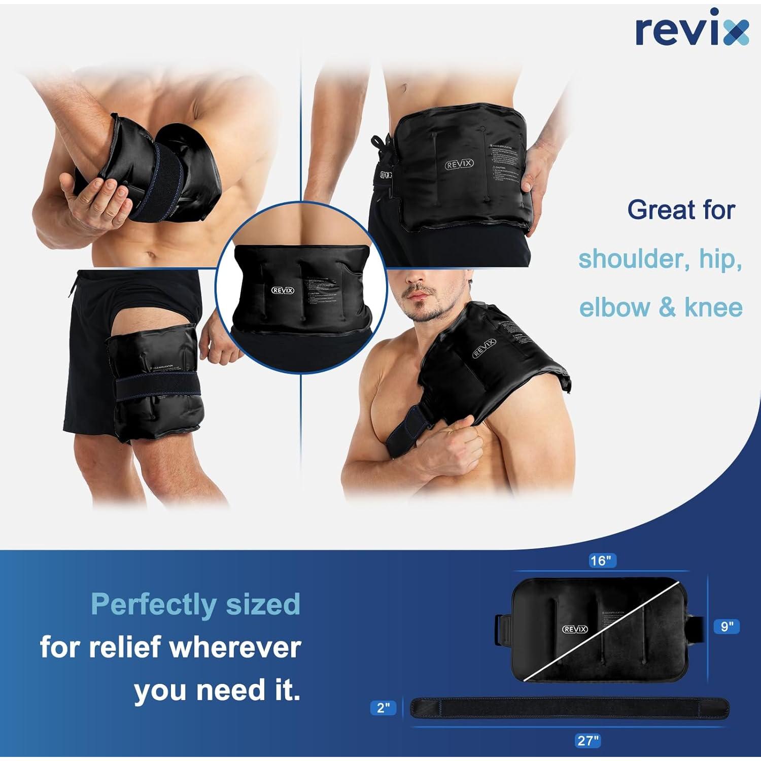 Paquete de Hielo Reutilizable REVIX para Espalda y Articulaciones