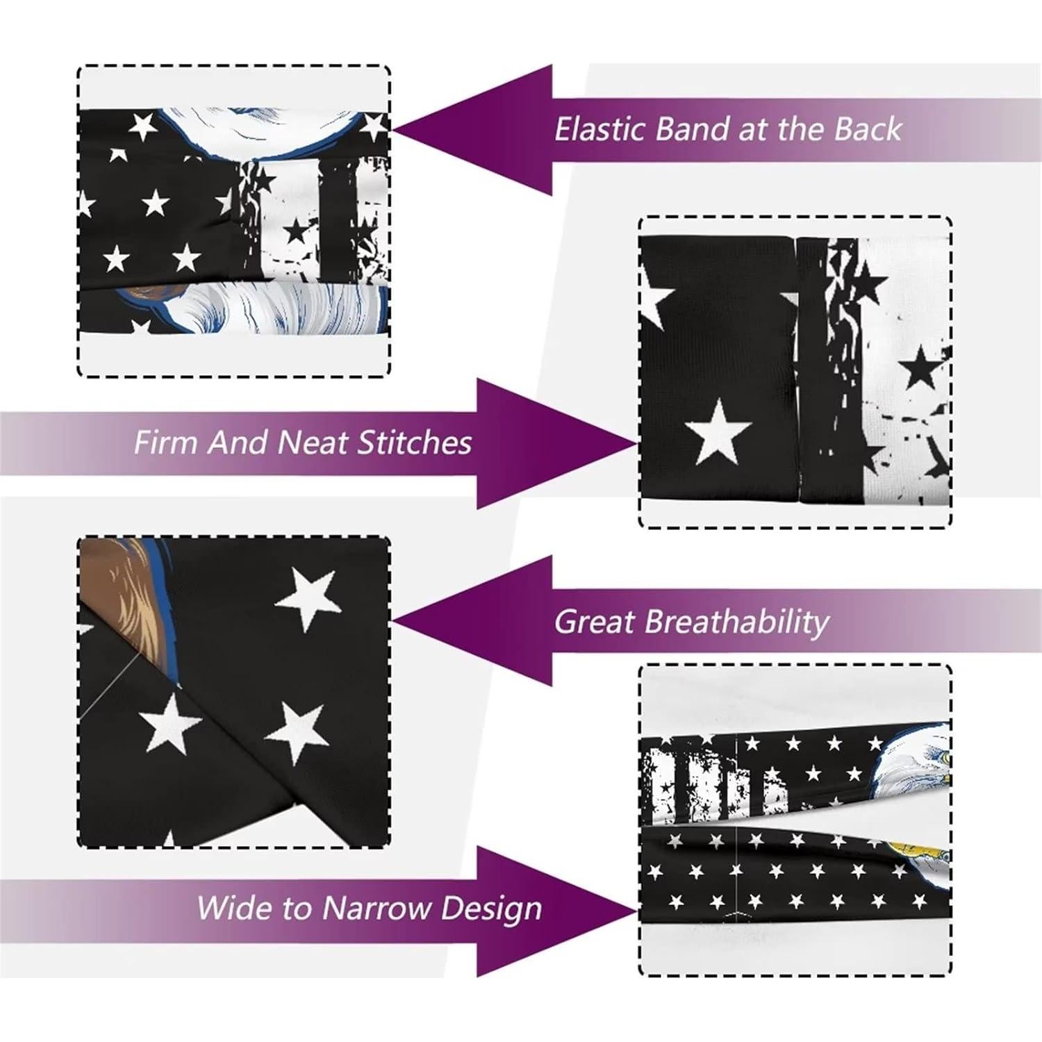 Banda Deportiva Forchrinse Unisex 6 Piezas Estilo Girasol