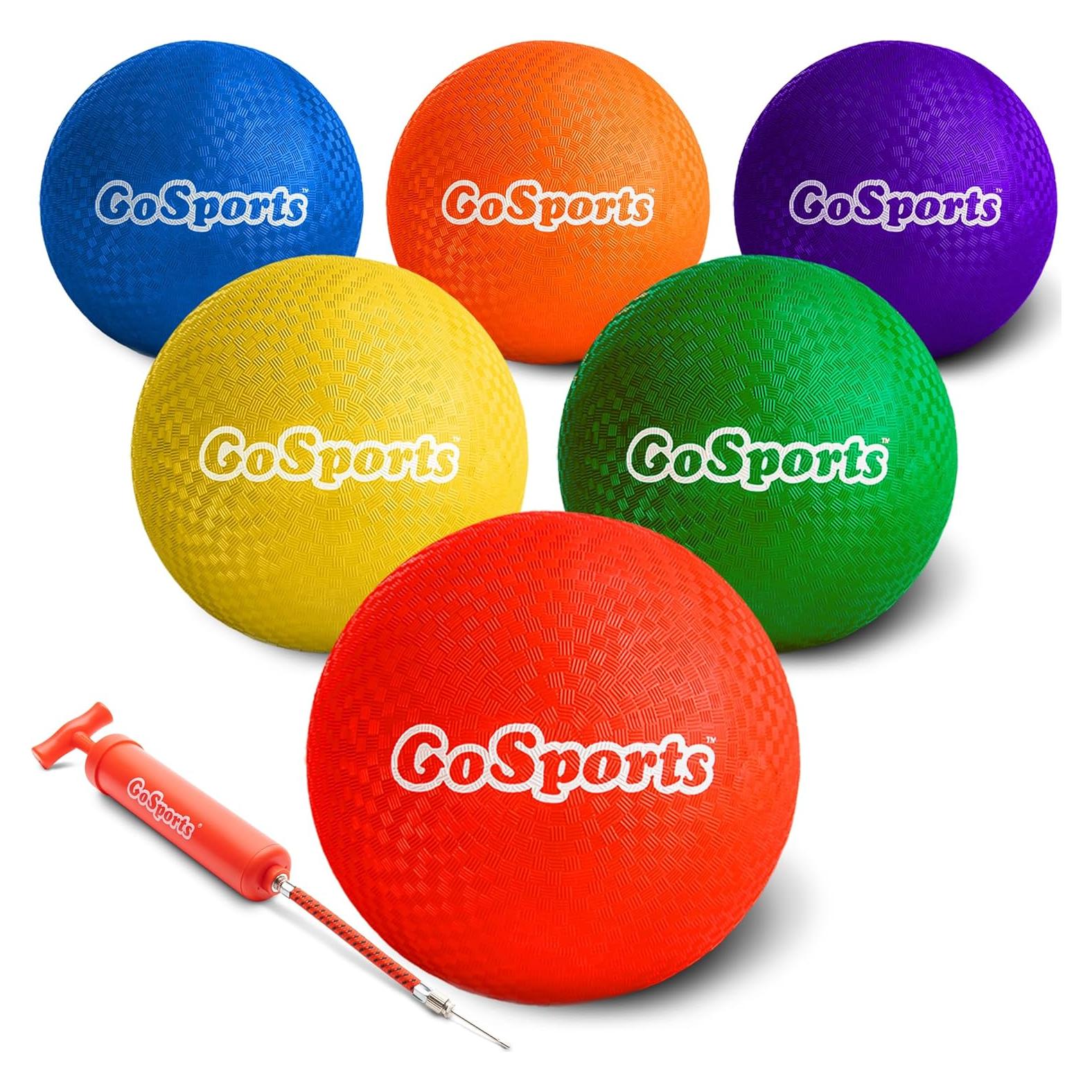 Pelotas de Patio GoSports - Juego de 6 de 10" (25.4 cm) con Bomba