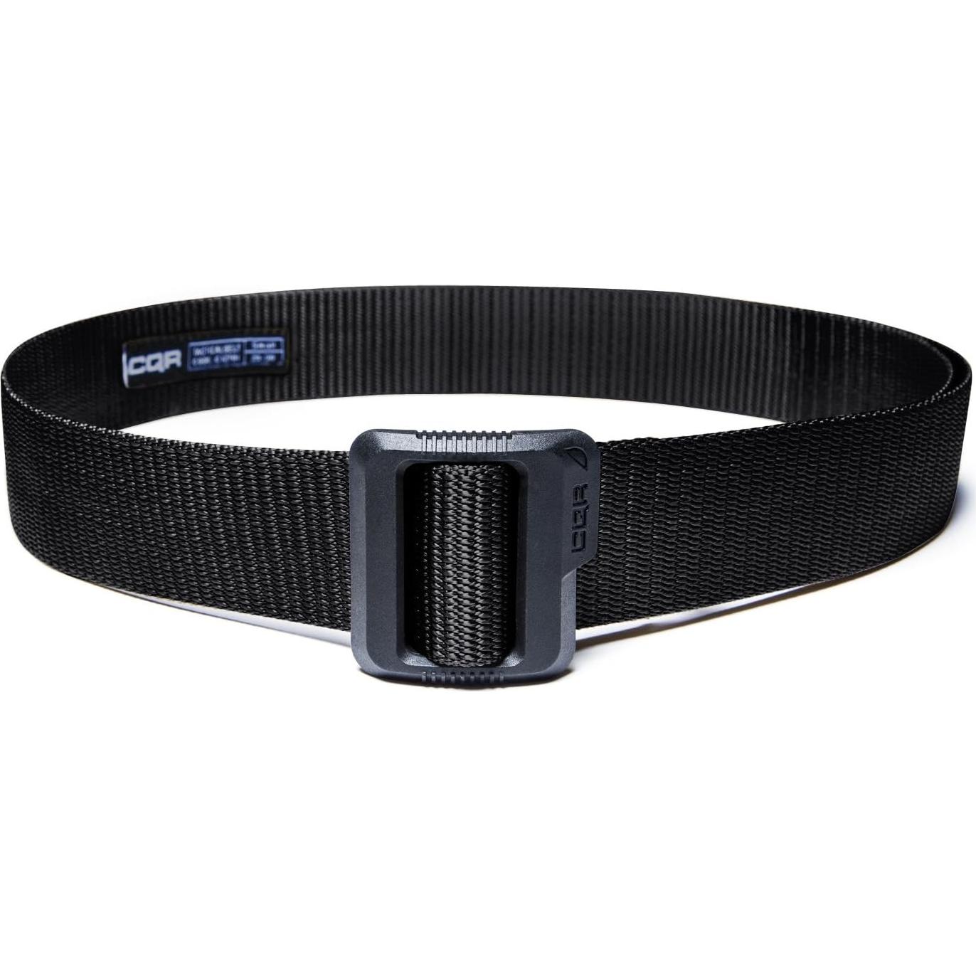 Cinturón Táctico CQR Militar Ajustable Negro EDC