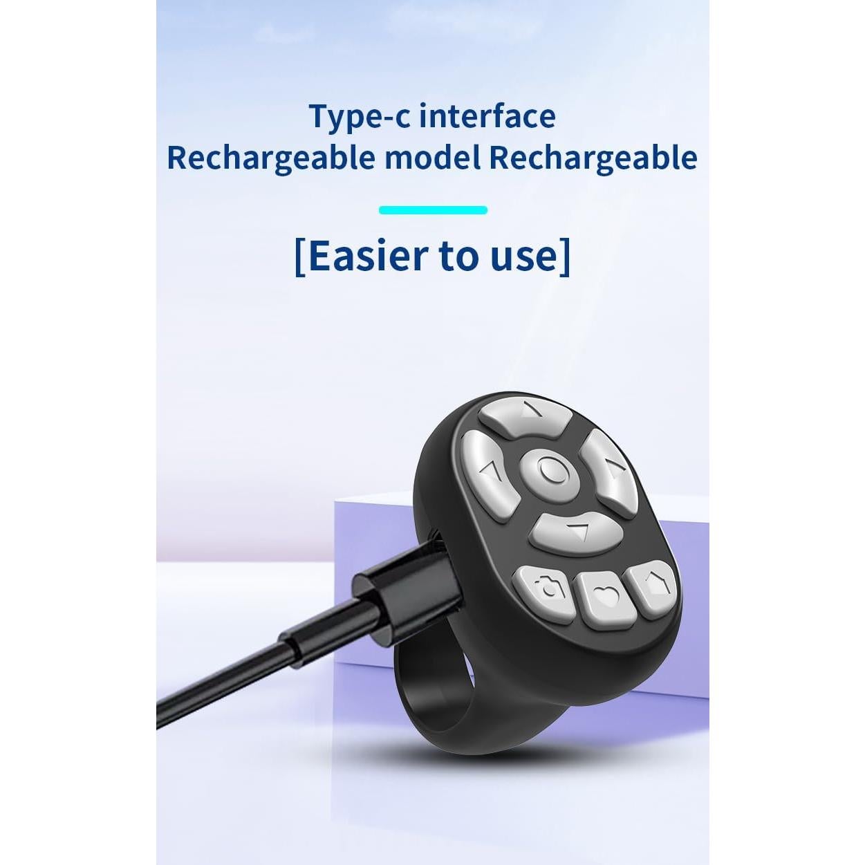 Control Remoto Inalámbrico Bluetooth NOVZIX S29 para TikTok