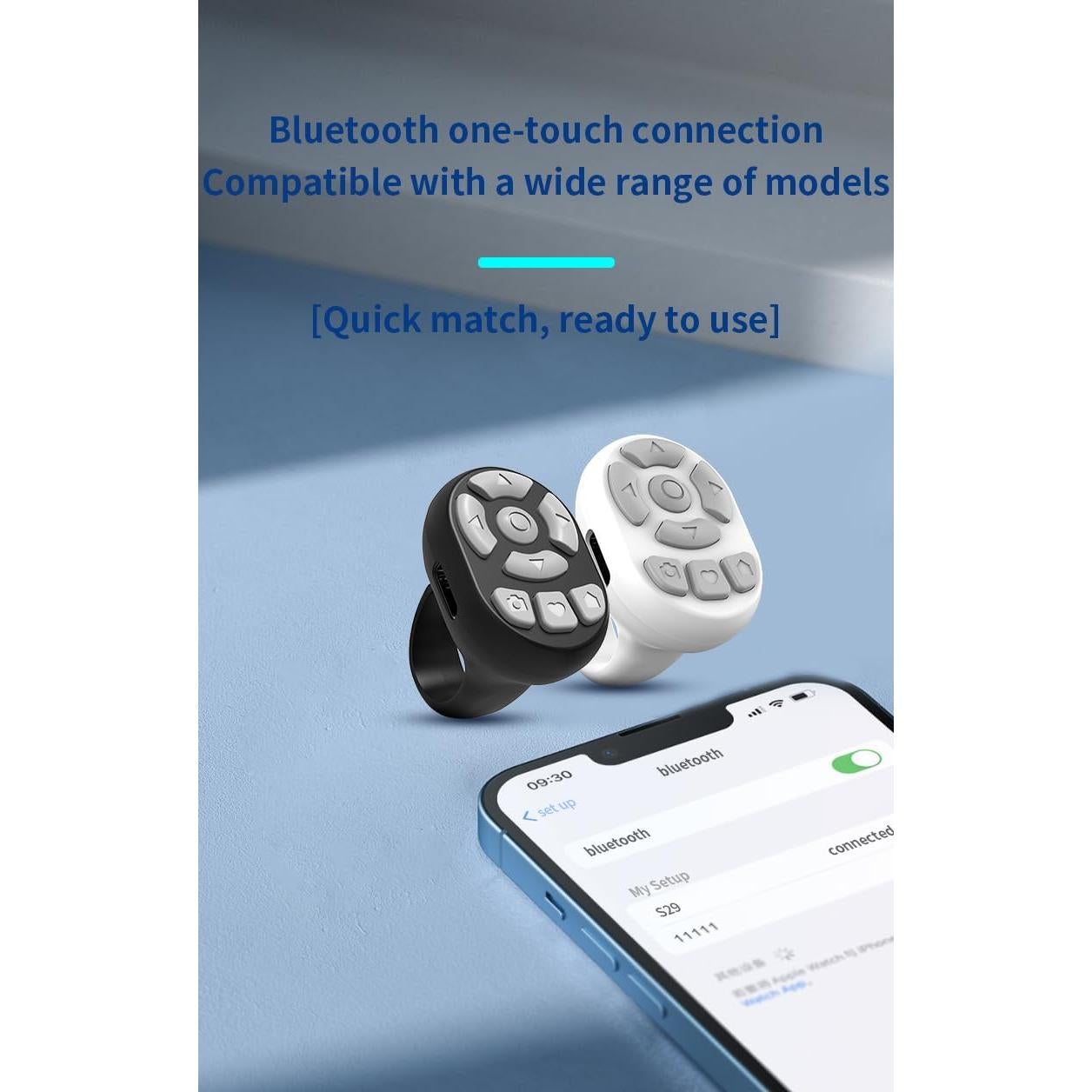 Control Remoto Inalámbrico Bluetooth NOVZIX S29 para TikTok