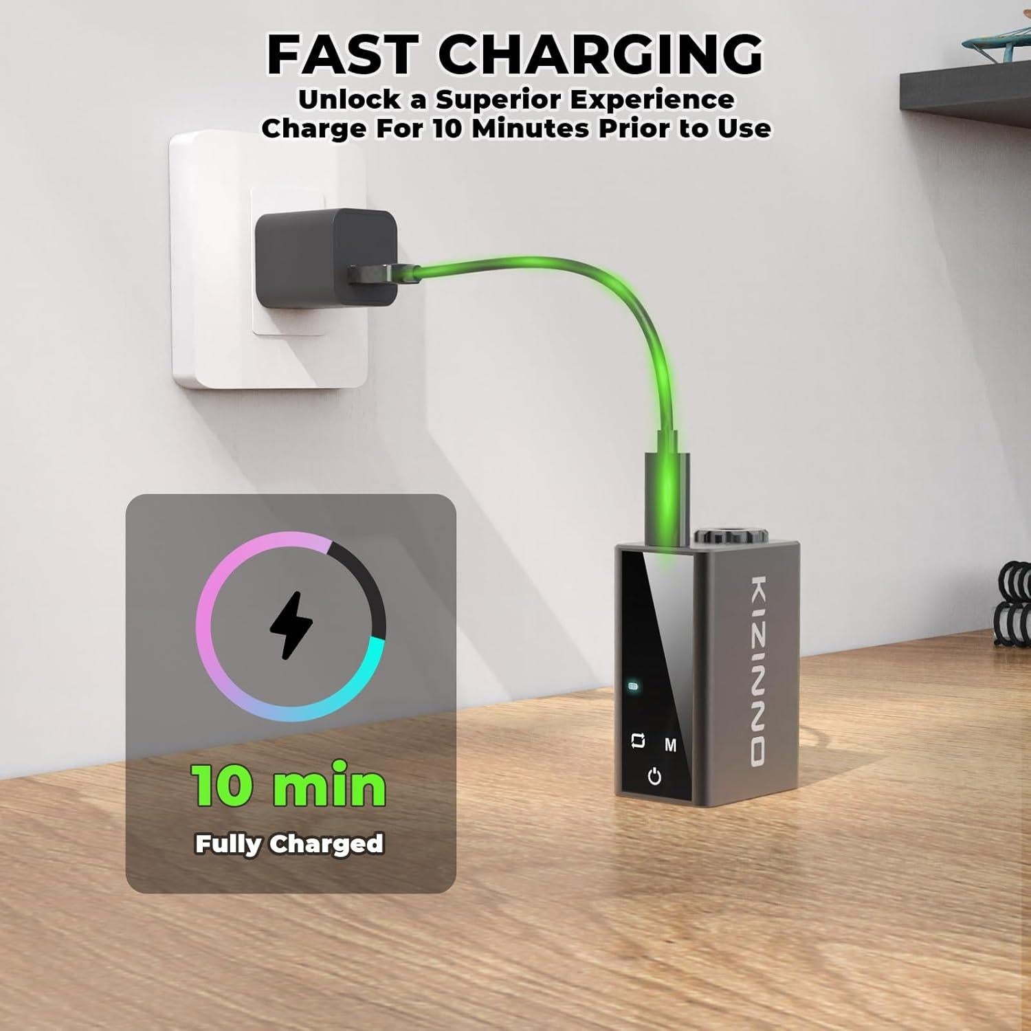 Mini bomba de bicicleta KIZINNO B7 120 PSI portátil negra