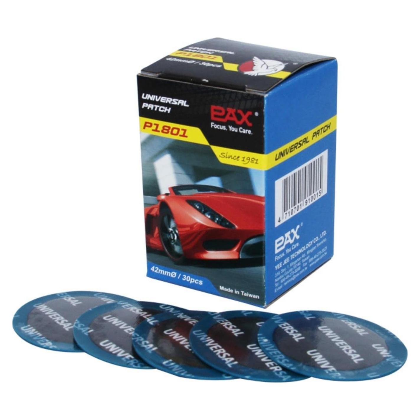 Kit de Parcheo PAX 30 Pcs 42mm para Neumáticos y Tubos