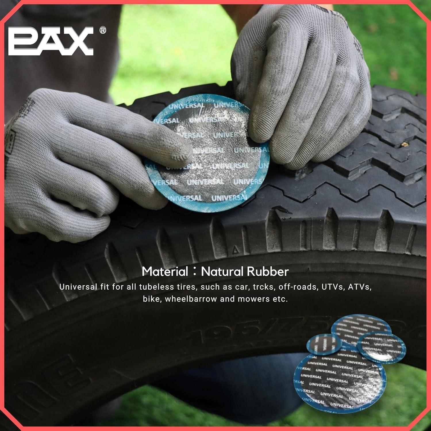 Kit de Parcheo PAX 30 Pcs 42mm para Neumáticos y Tubos