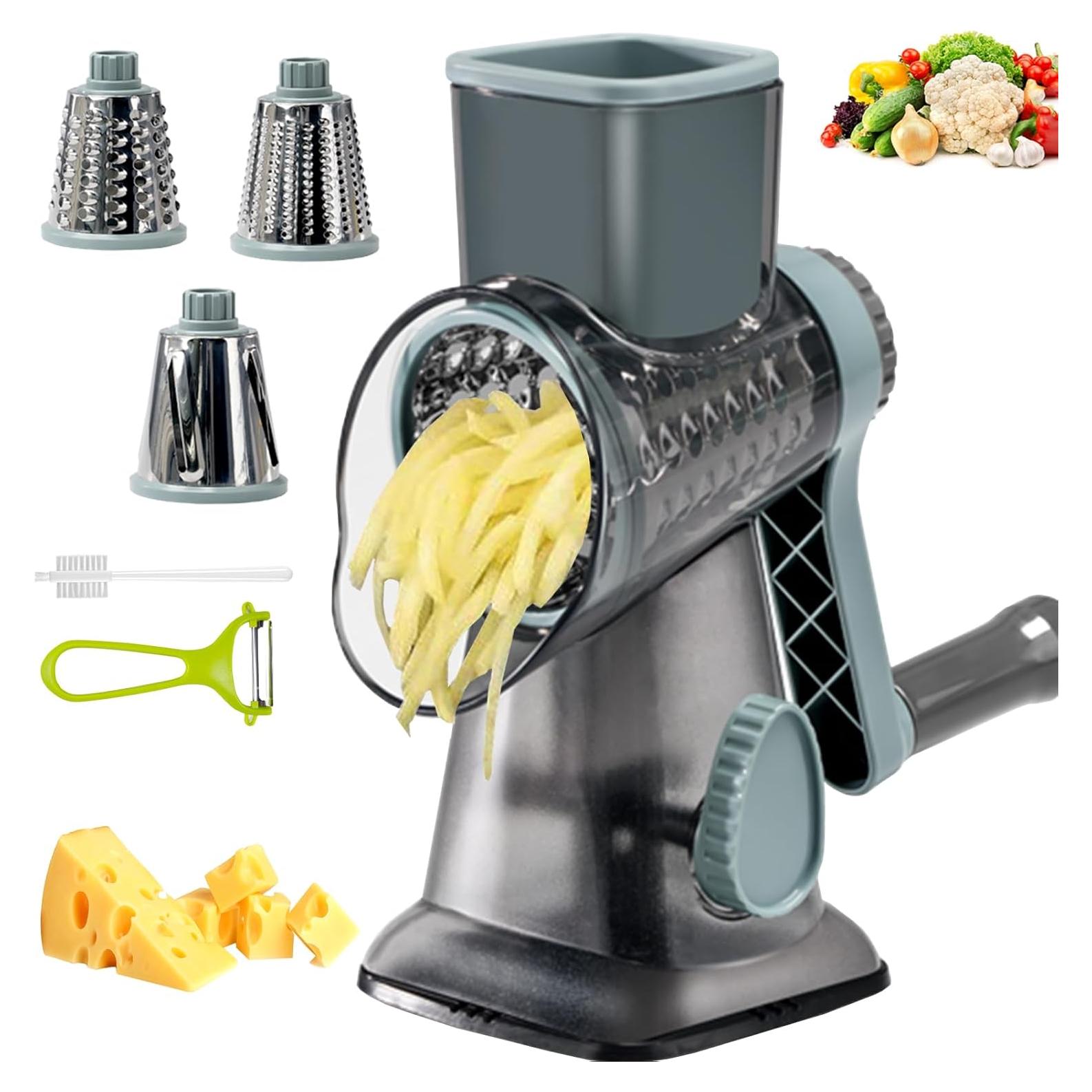 Rallador de Queso Manual Eleko Meyar PSQ - Multifuncional 0.68 kg