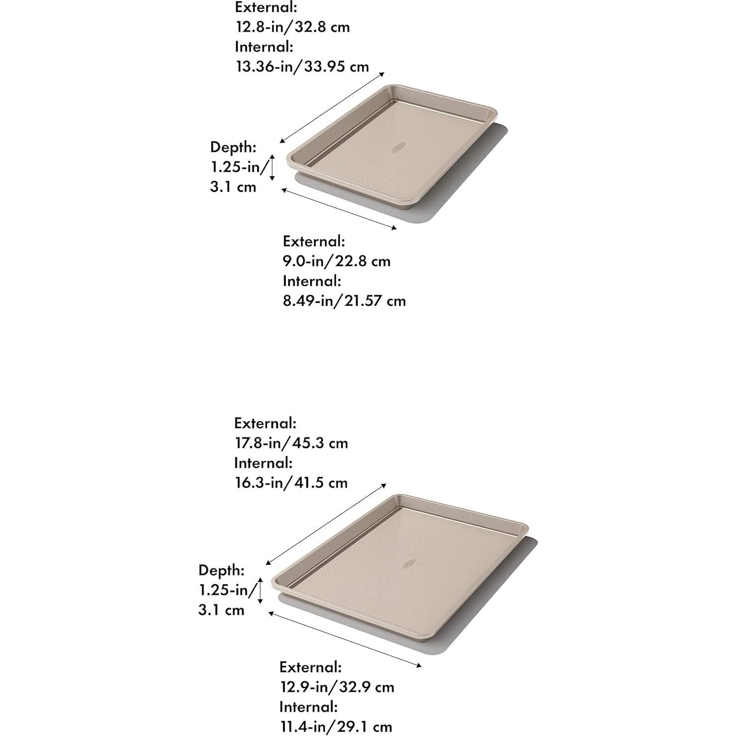 Set de Bandejas Antiadherentes OXO Good Grips 2 Piezas 33x46cm