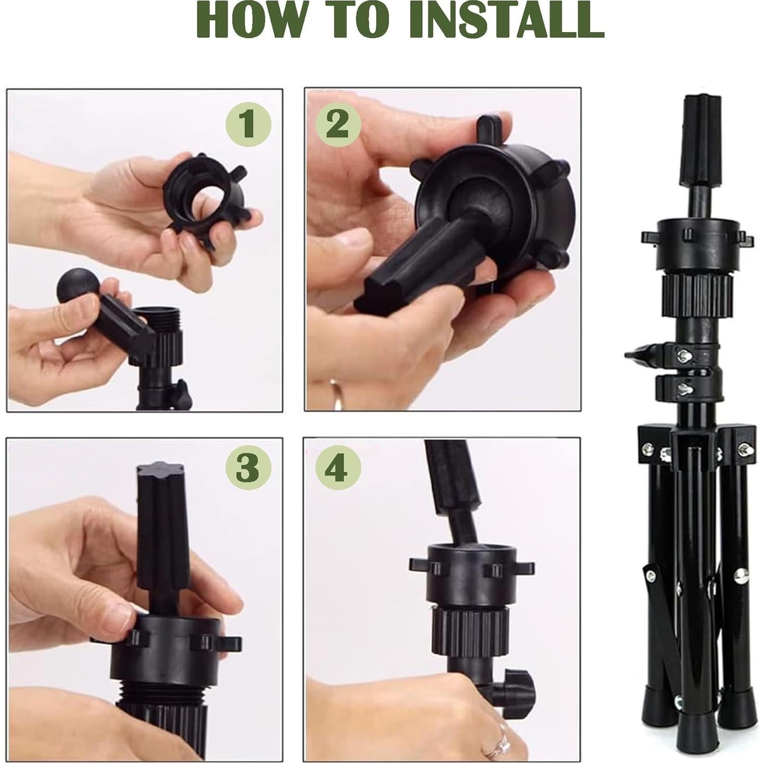 Cabeza de Maniquí de Lienzo ZKSWT 23" con Soporte y Accesorios