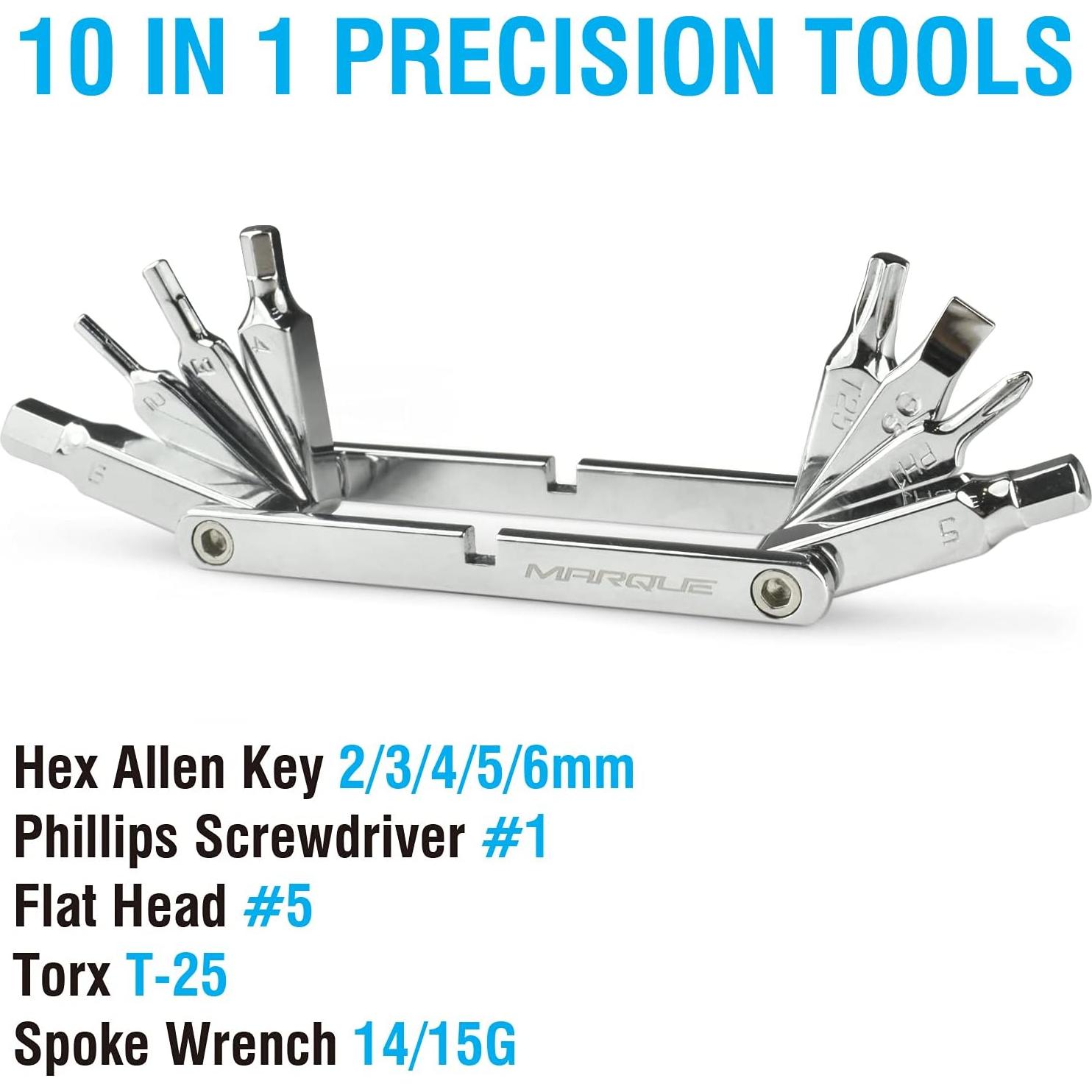 Herramienta Multitool 10 en 1 MARQUE para Bicicleta - Compacta