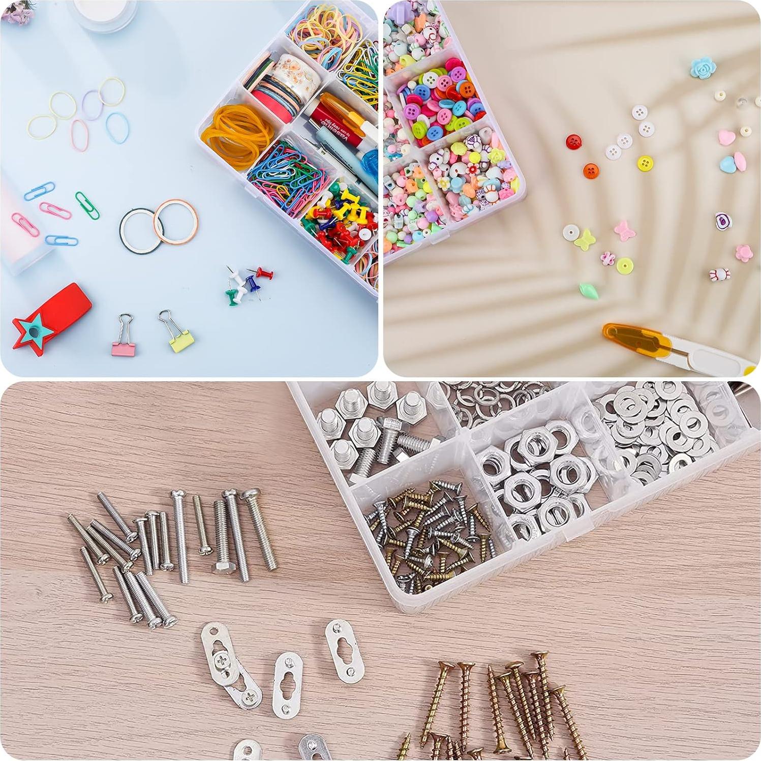 Caja Organizadora de Plástico Exptolii Grande 15 Compartimentos 28x16 cm