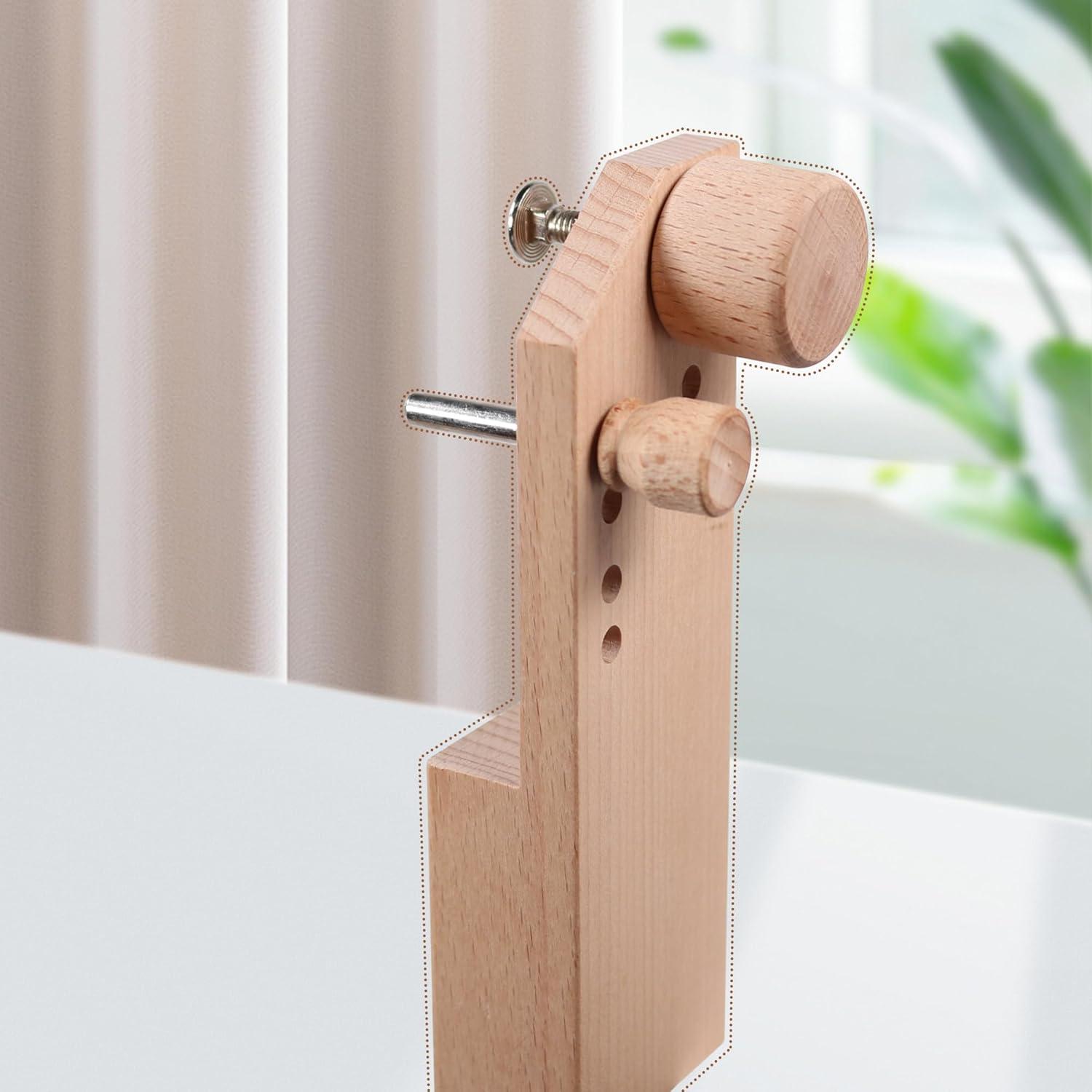 Marco de Bordado Ajustable Guofa de Madera Natural 26x5 cm