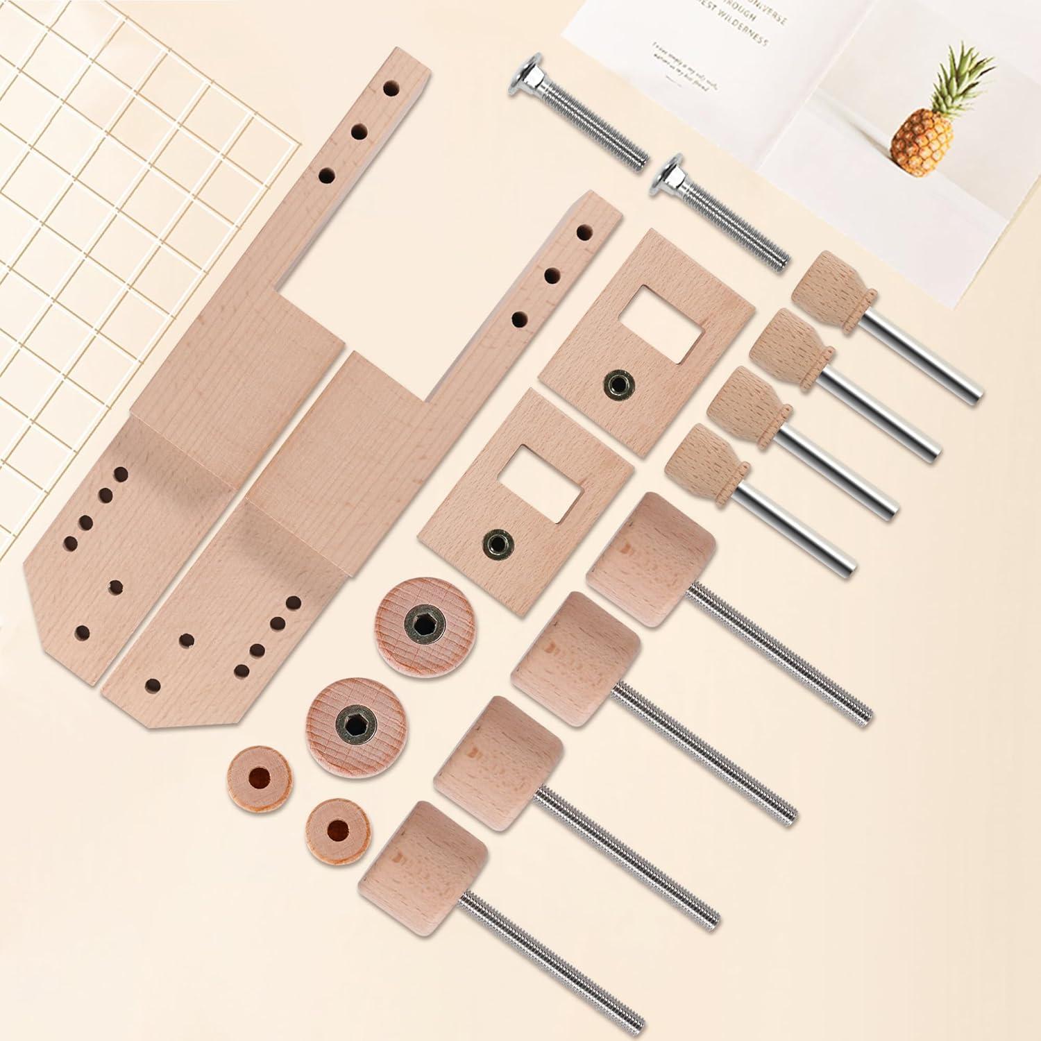 Marco de Bordado Ajustable Guofa de Madera Natural 26x5 cm