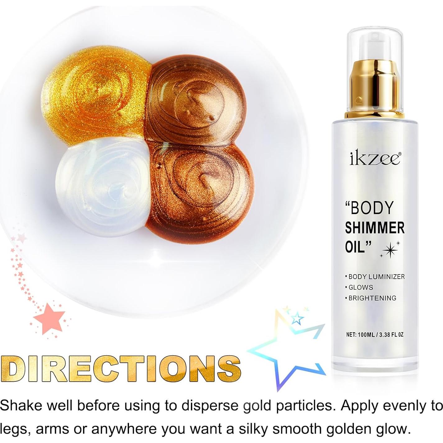 Aceite Brillante Corporal UCANBE 100ml Iluminador Hidratante