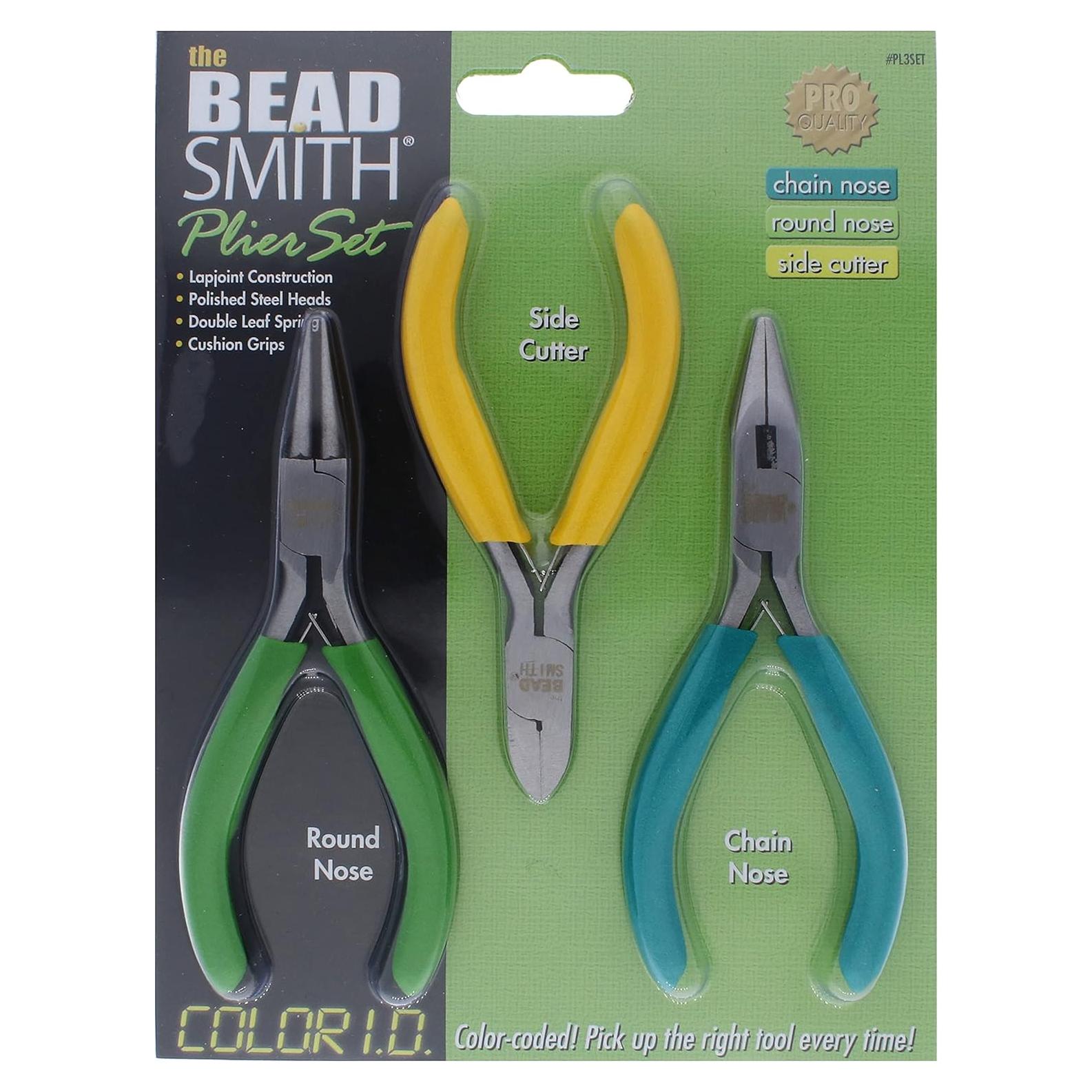 Juego de Alicates Color-ID The Beadsmith 3 Piezas 12.7 cm