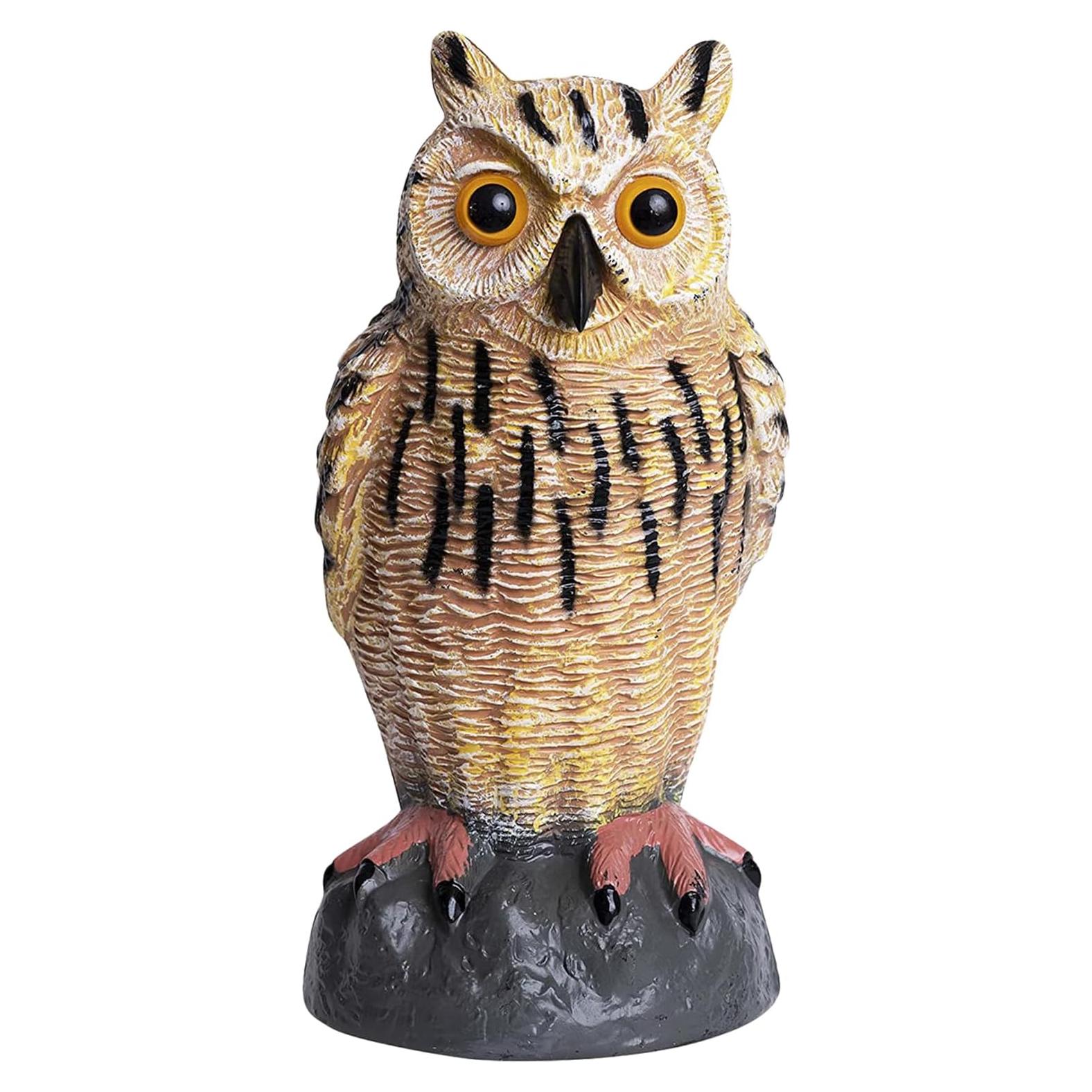 Estatua de Búho Galashield para Ahuyentar Aves 25.4 cm