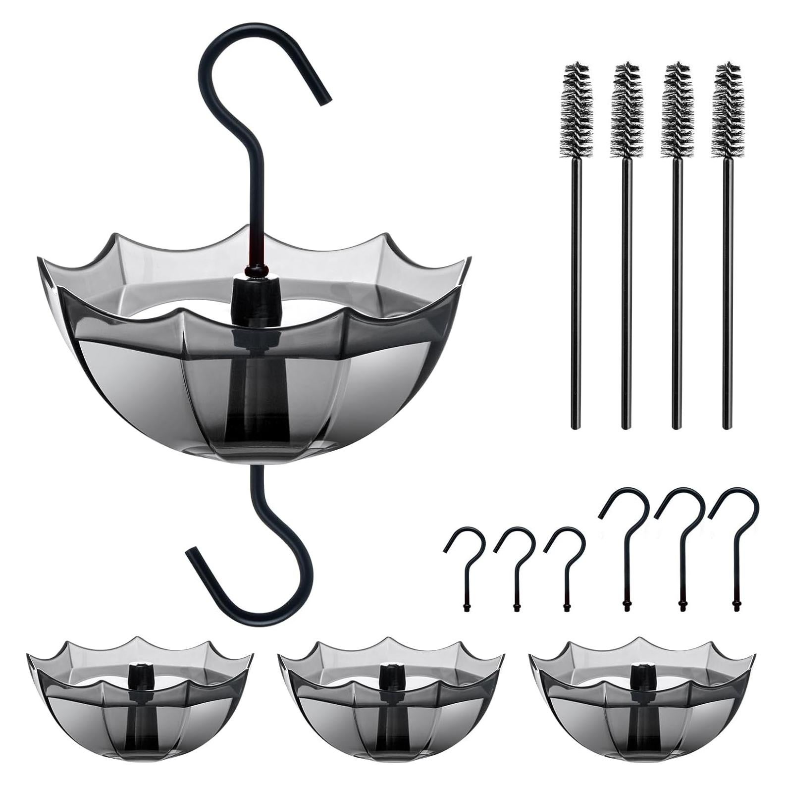 Trampa para Hormigas TERULF con Paraguas Negro, 4 Paquetes