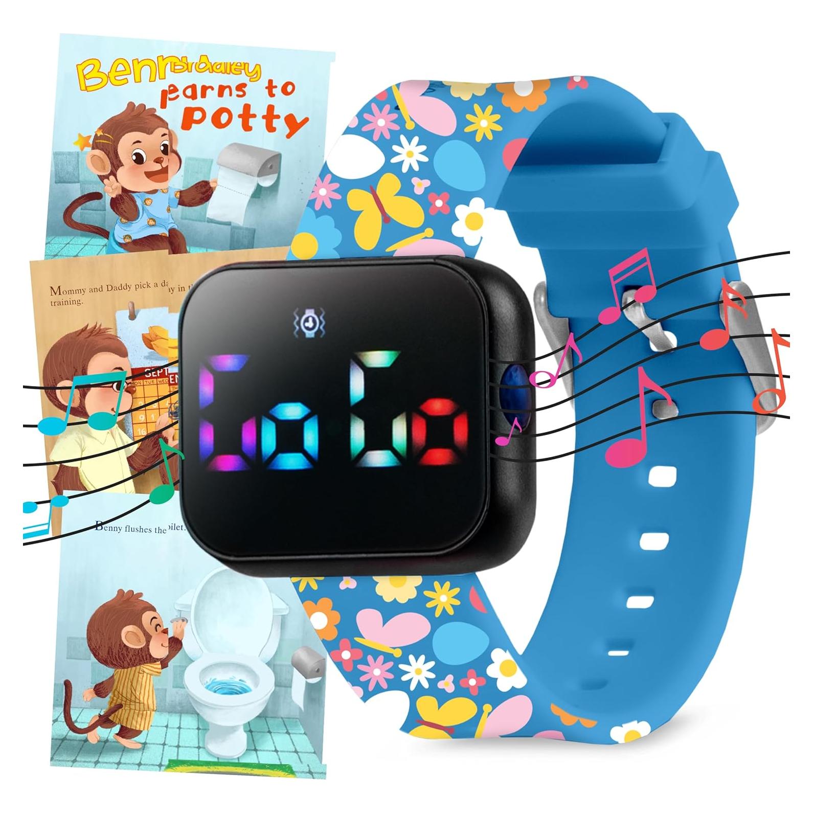 Reloj de Entrenamiento para Niños V2 - Resistente al Agua con Alarma Musical